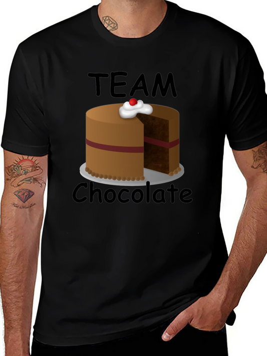 Team Chocolate T-Shirt Funny Dessert Tee