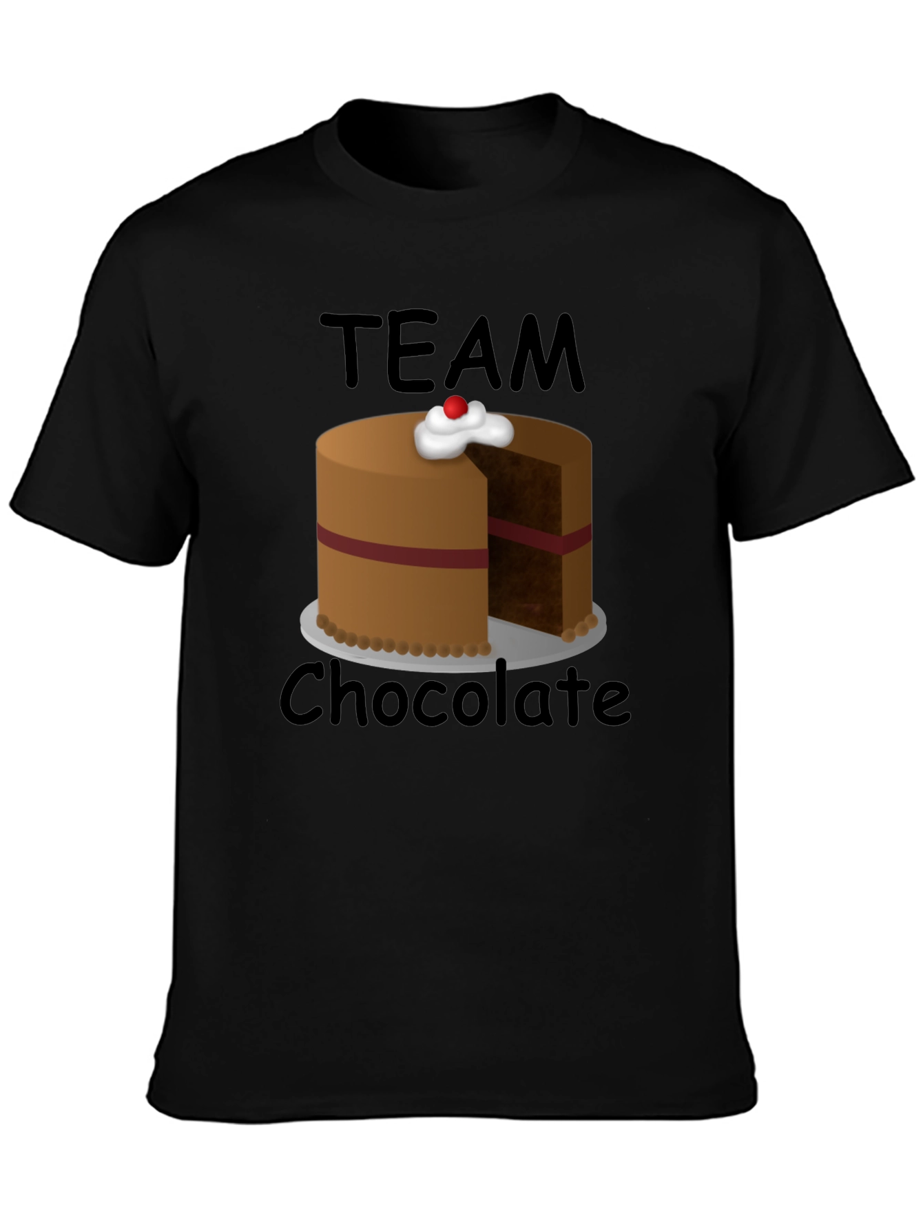 Team Chocolate T-Shirt Funny Dessert Tee