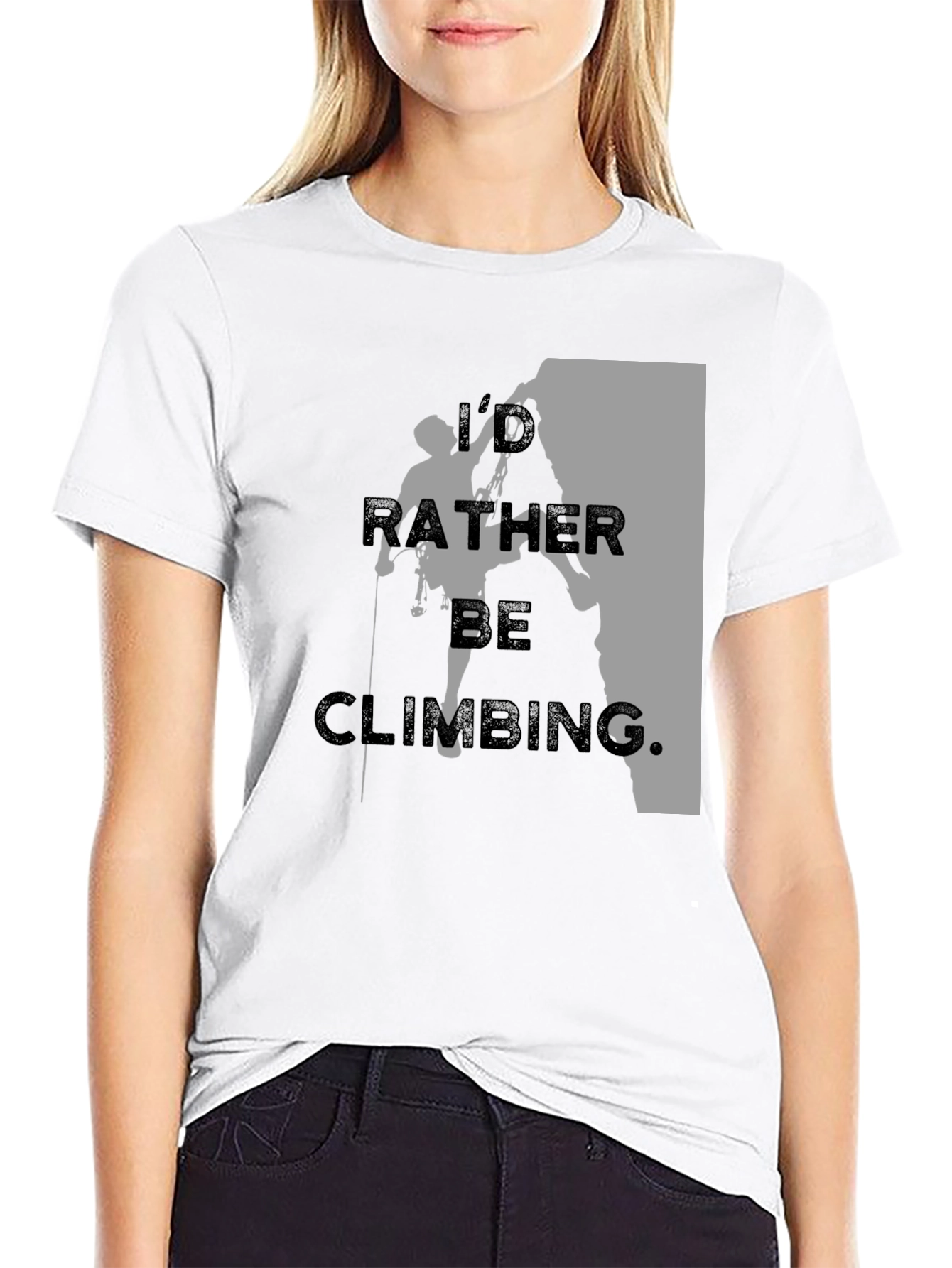Climbing T-Shirt - Id Rather Be Climbing