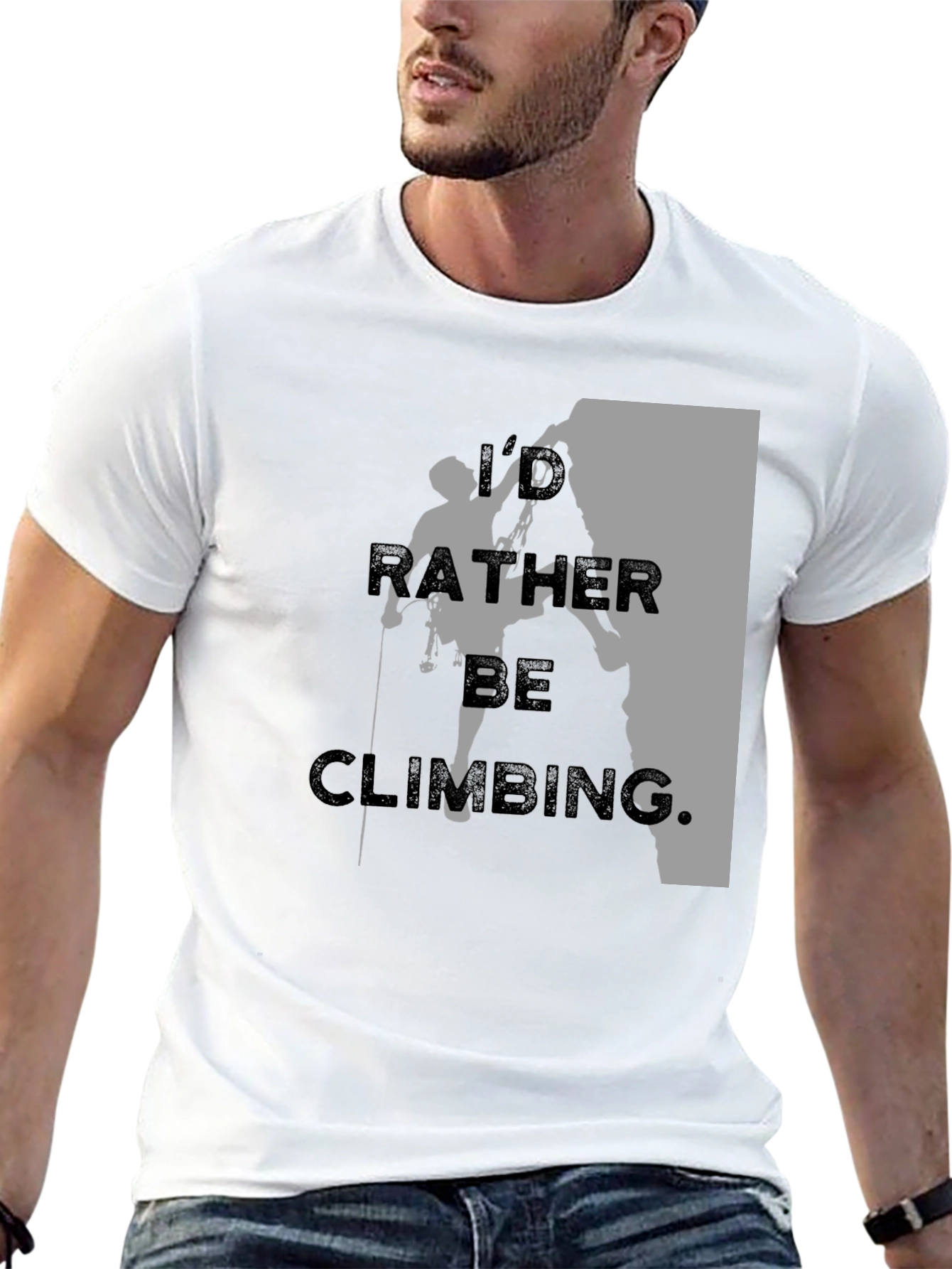 Climbing T-Shirt - Id Rather Be Climbing