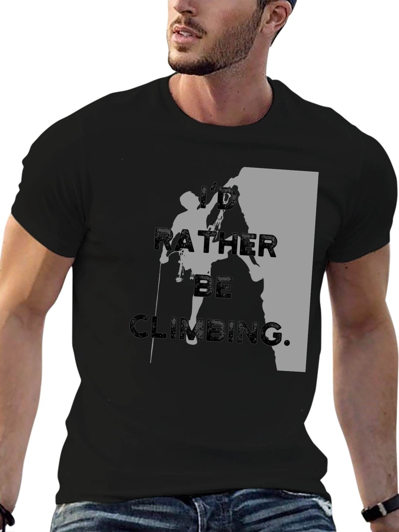 Climbing T-Shirt - Id Rather Be Climbing