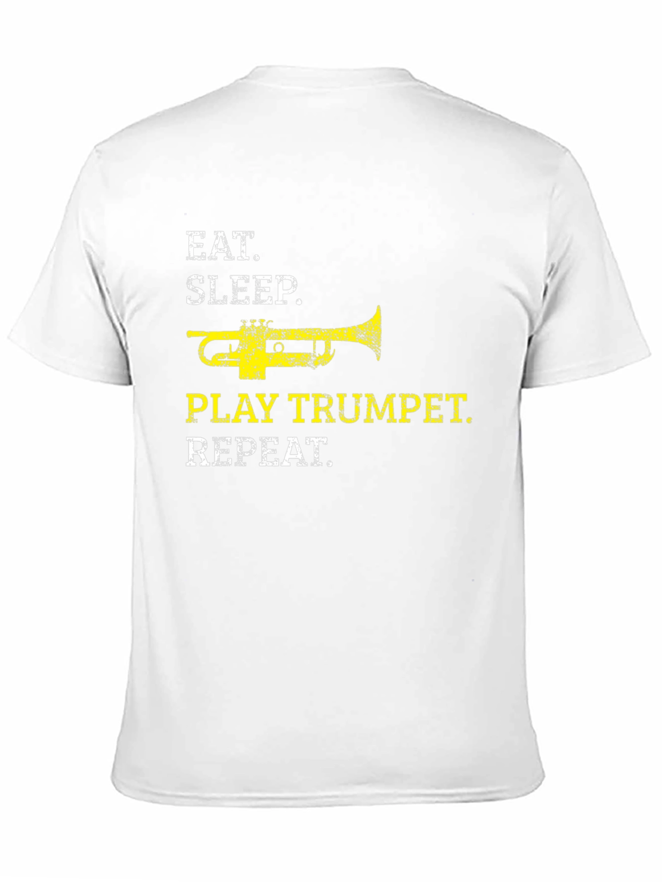 Eat Sleep Play Trumpet Repeat Black T-Shirt