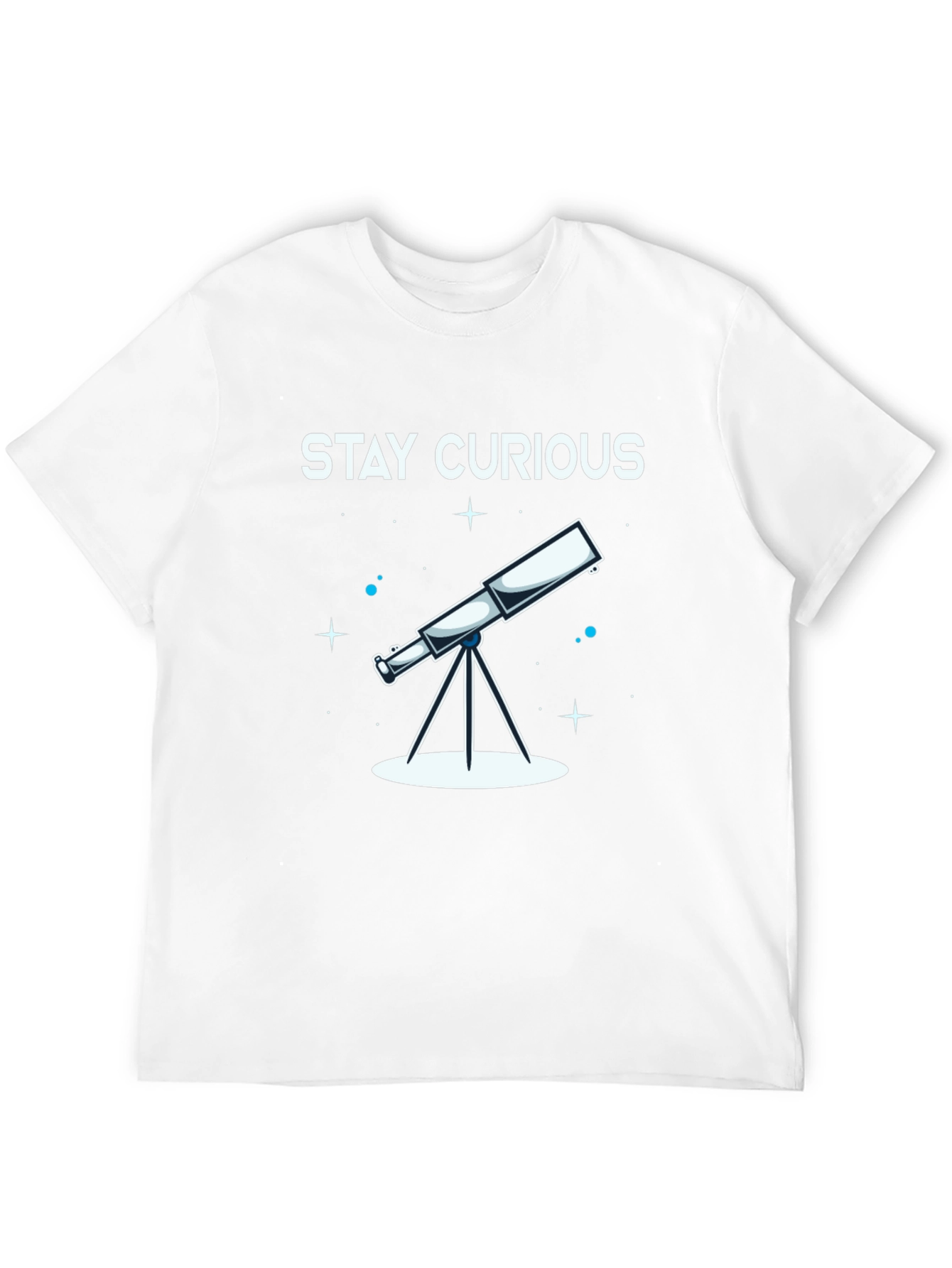 Stay Curious Telescope Graphic Tee - Unisex