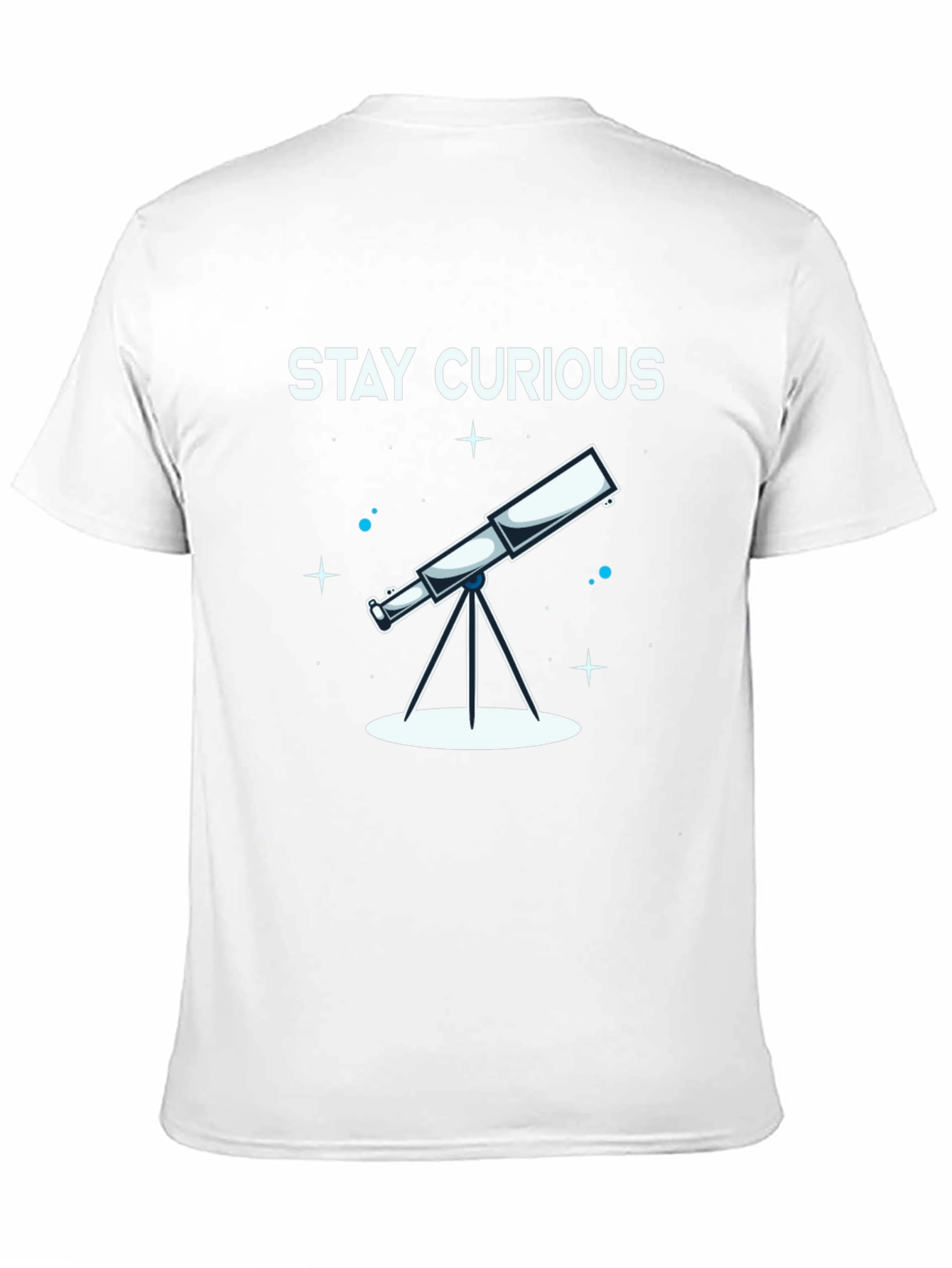 Stay Curious Telescope Graphic Tee - Unisex