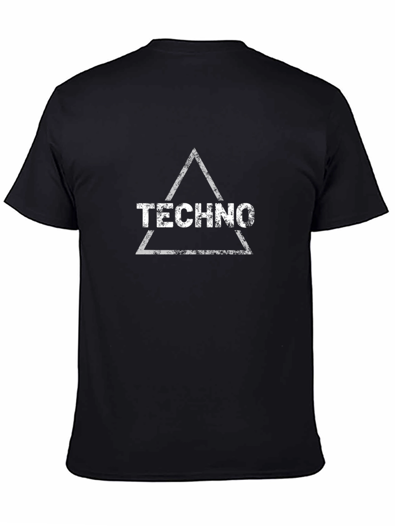 Techno Music Graphic T-Shirt - Black