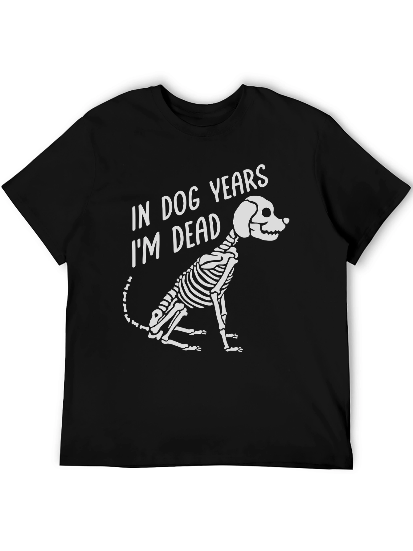 Dog Years Skeleton Graphic T-Shirt