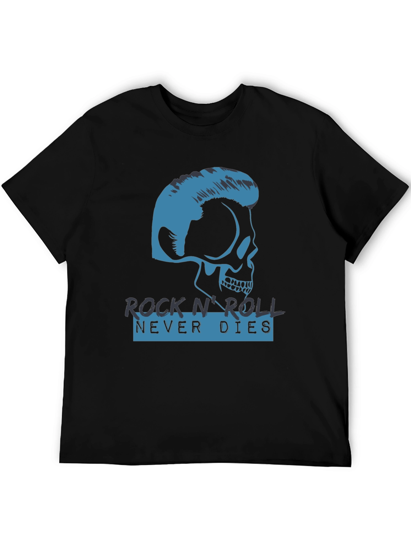 Rock N Roll Skull Graphic Tee