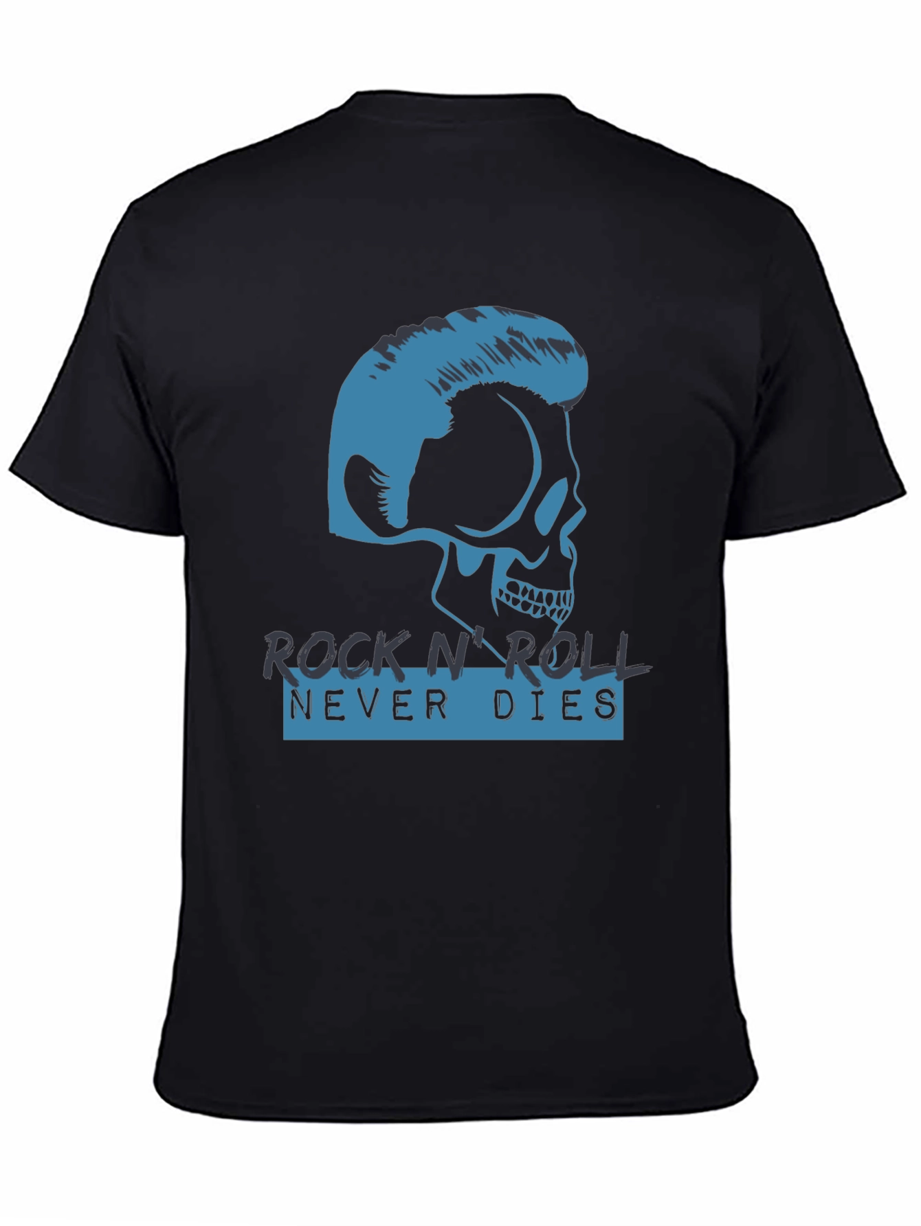 Rock N Roll Skull Graphic Tee