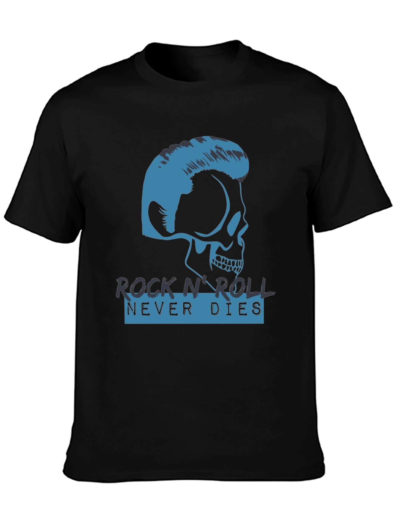 Rock N Roll Skull Graphic Tee