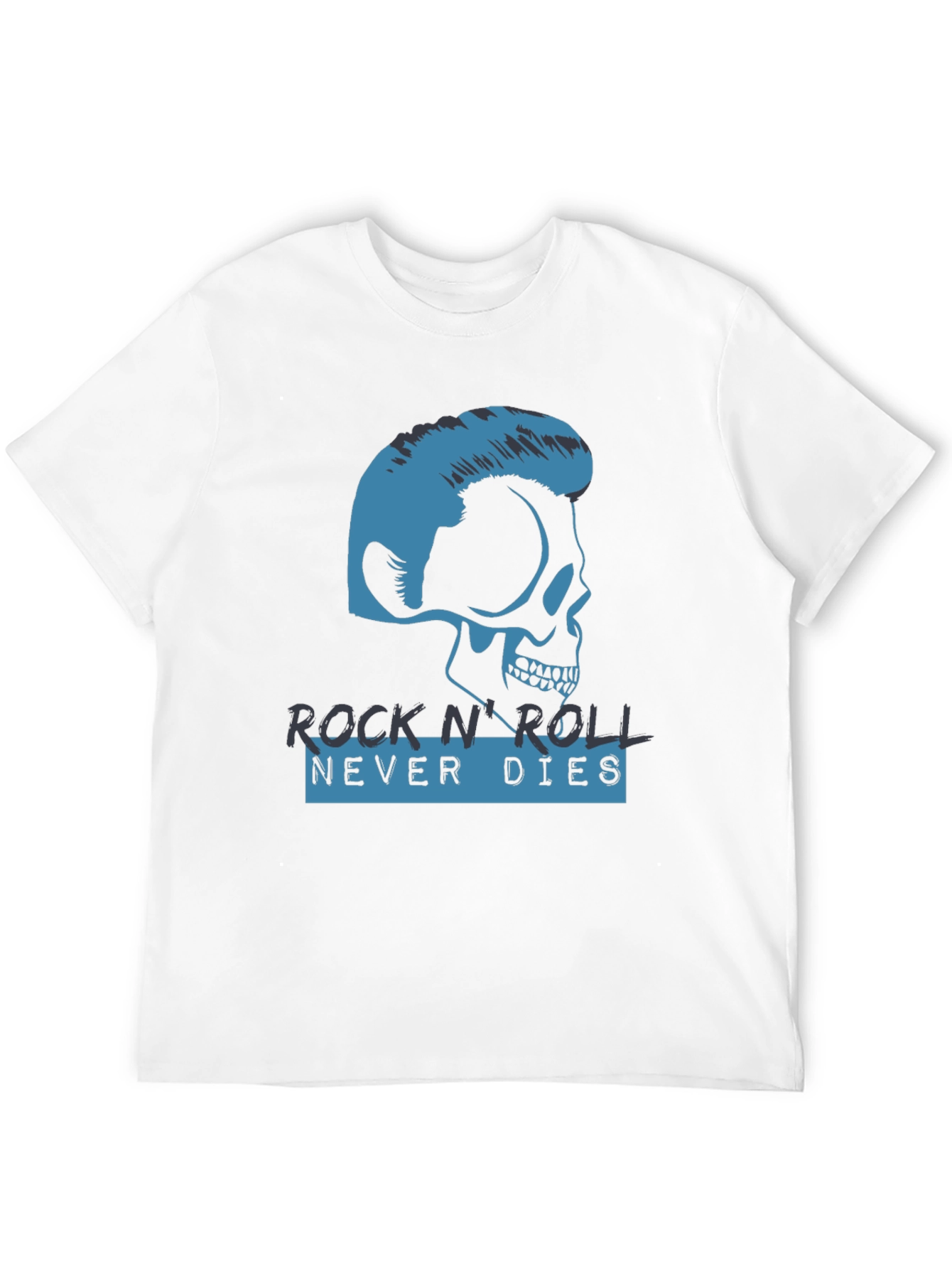 Rock N Roll Skull Graphic Tee