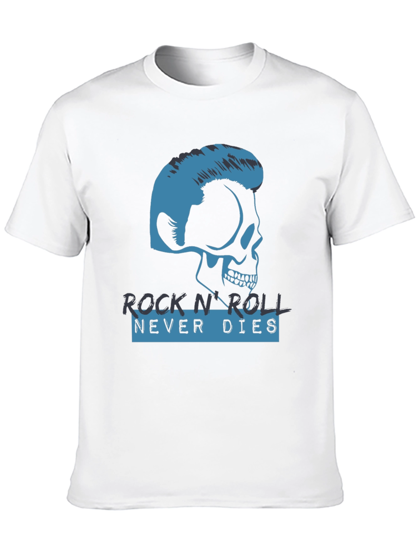 Rock N Roll Skull Graphic Tee