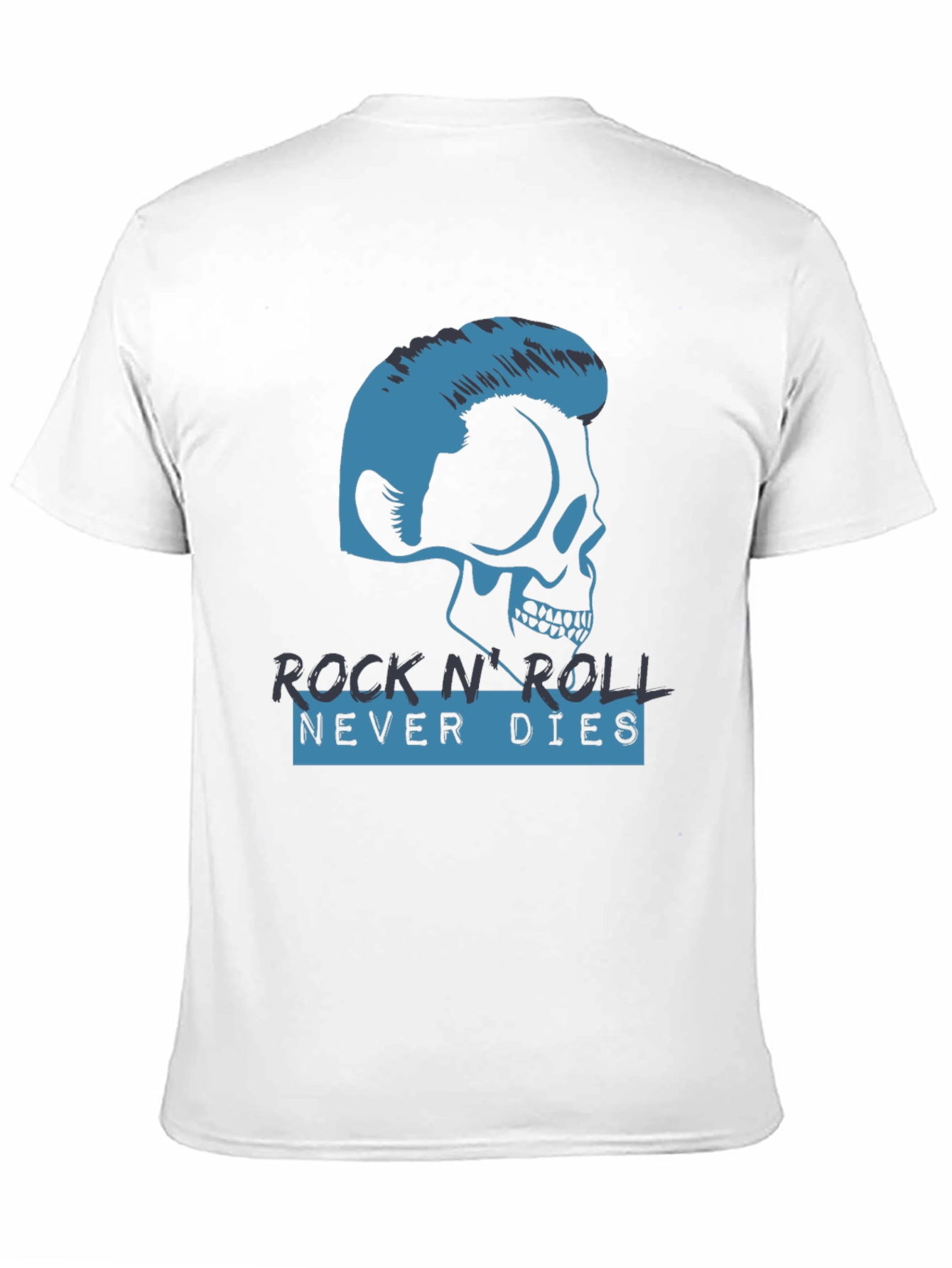 Rock N Roll Skull Graphic Tee