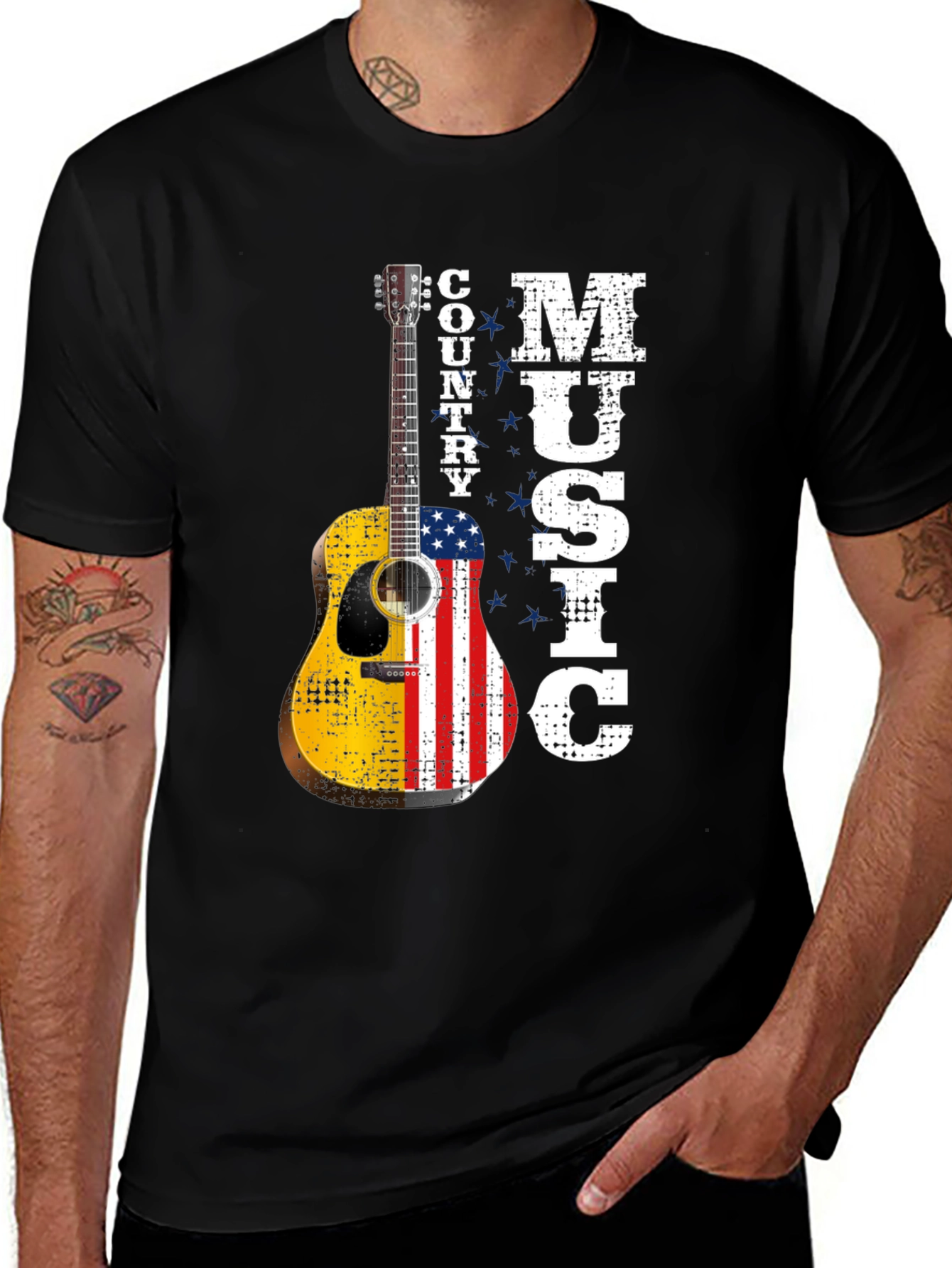 Country Music Guitar T-Shirt