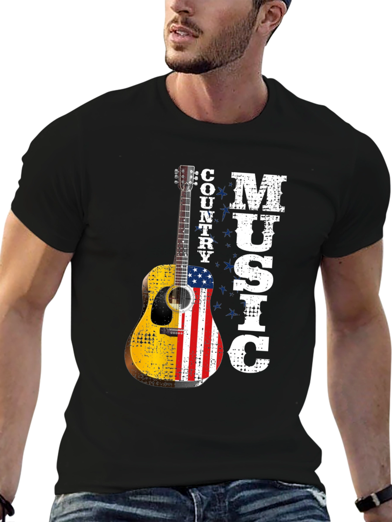 Country Music Guitar T-Shirt