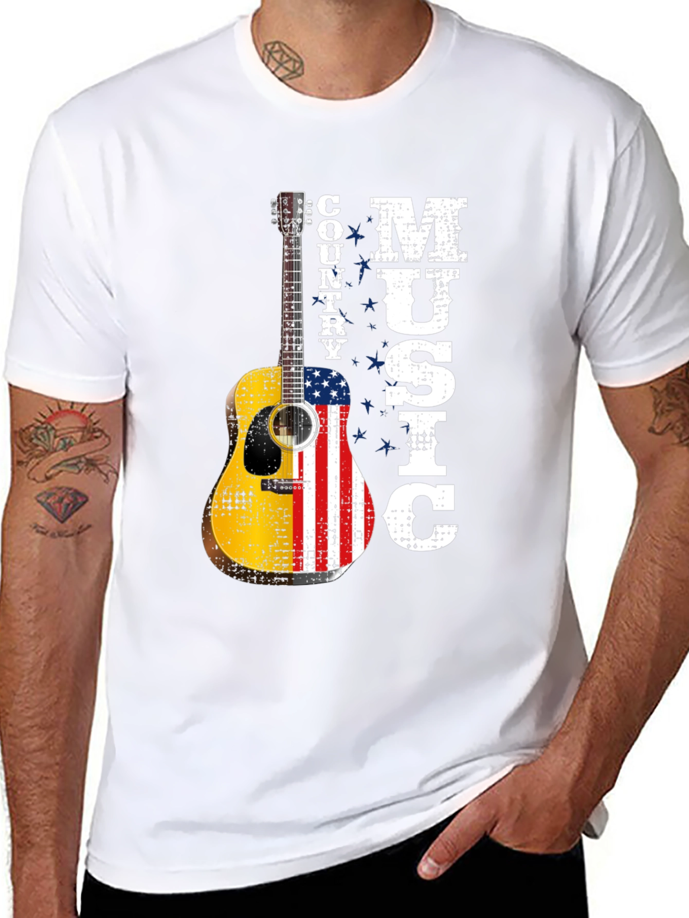 Country Music Guitar T-Shirt