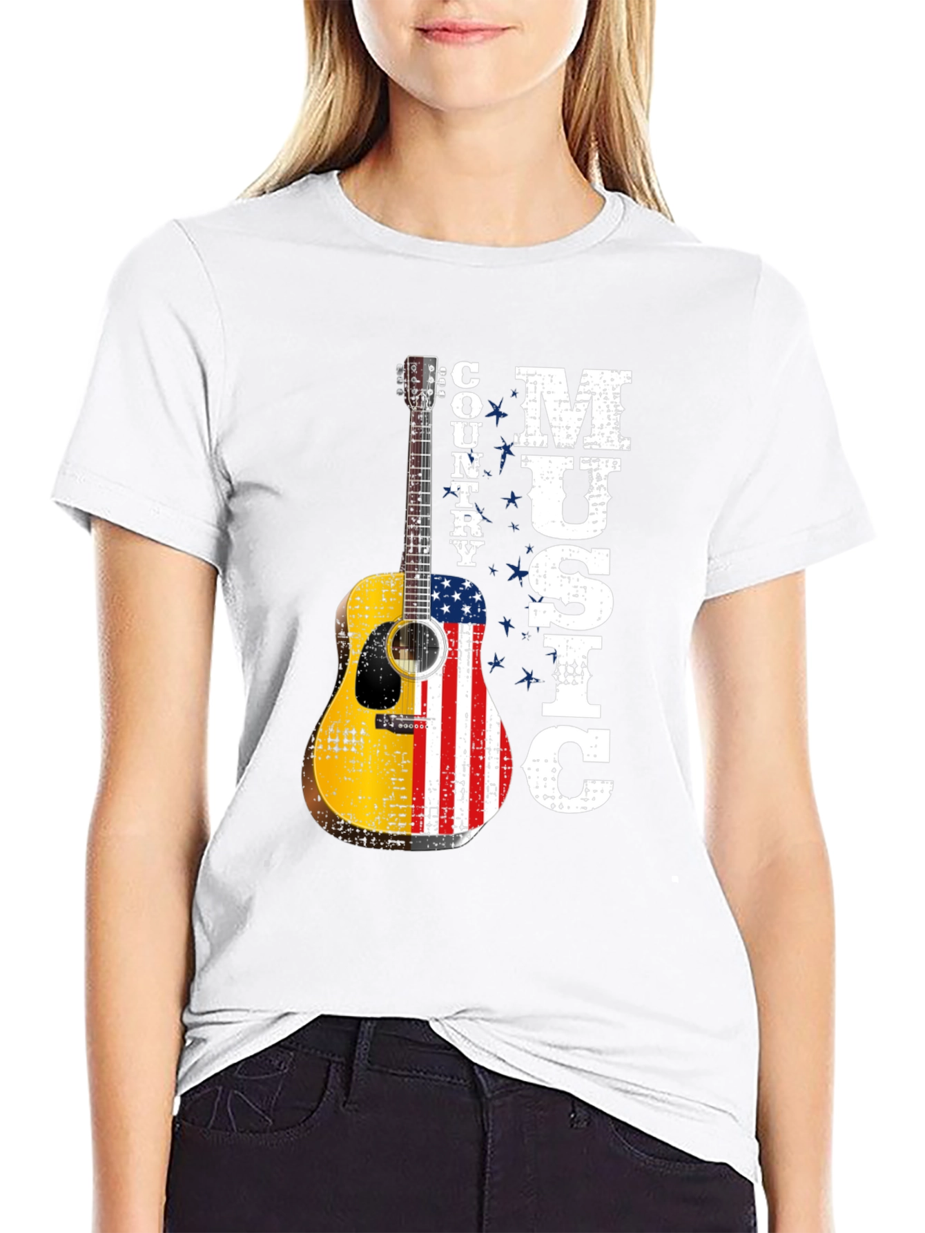 Country Music Guitar T-Shirt