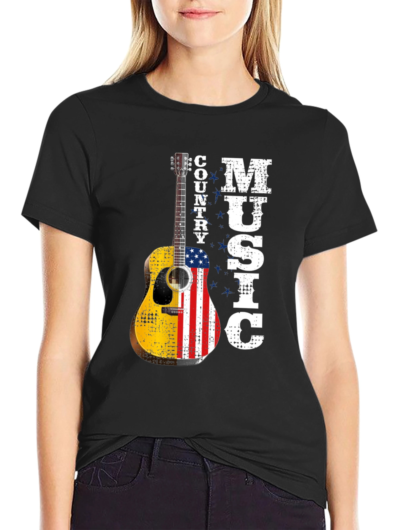 Country Music Guitar T-Shirt