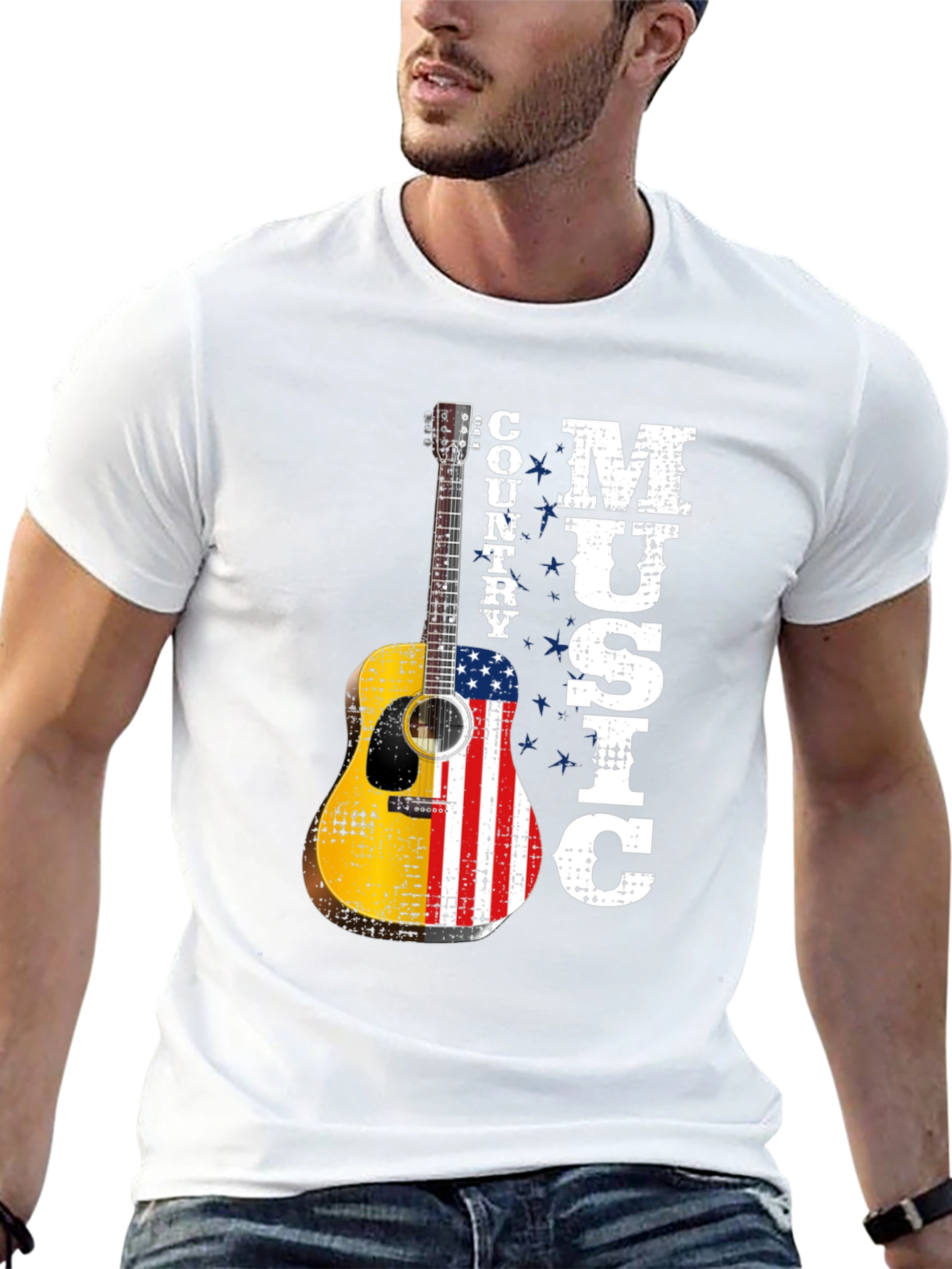 Country Music Guitar T-Shirt