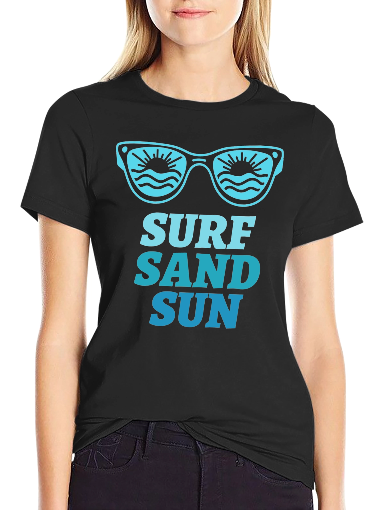 Surf Sand Sun Graphic T-Shirt