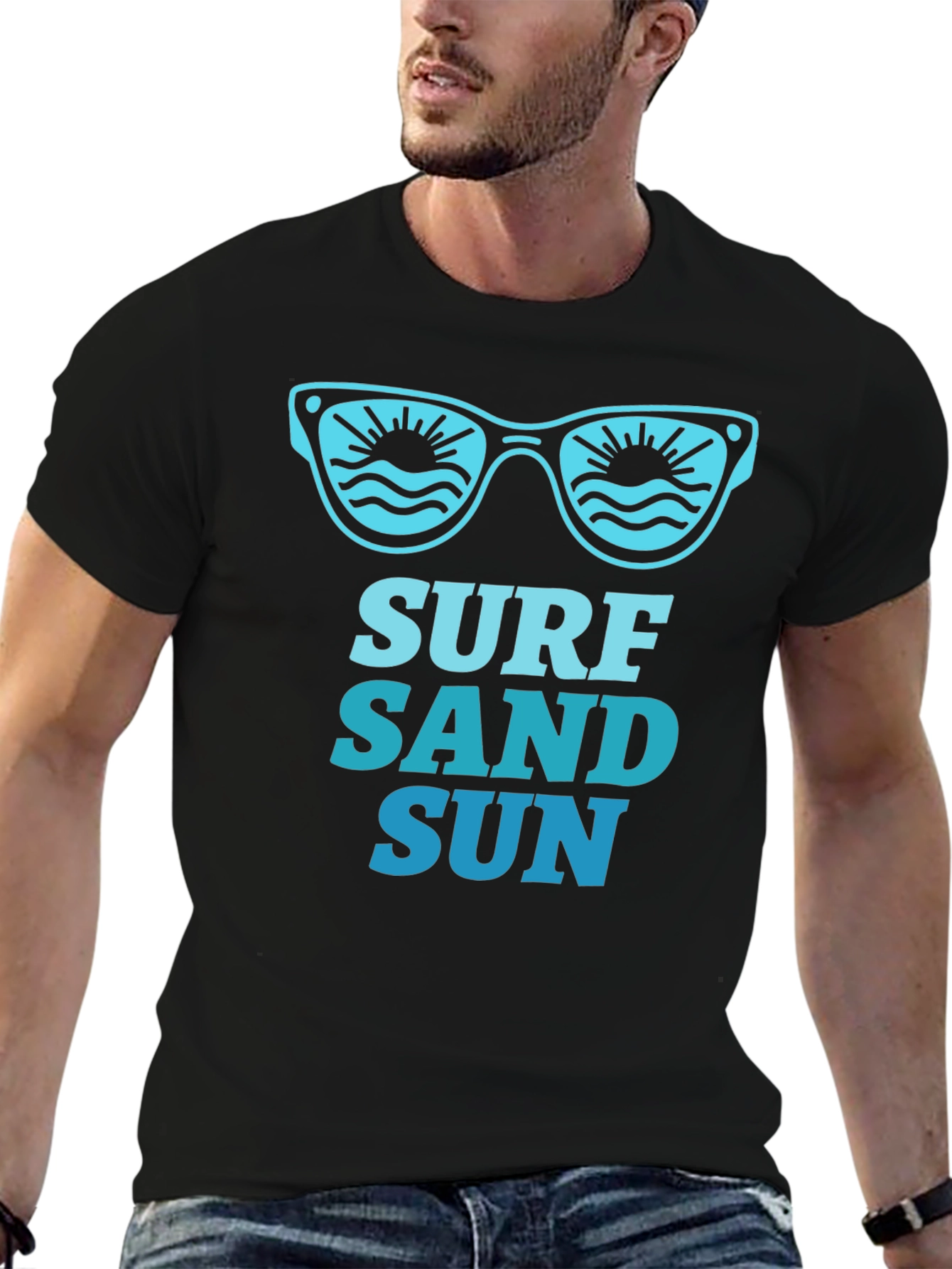 Surf Sand Sun Graphic T-Shirt