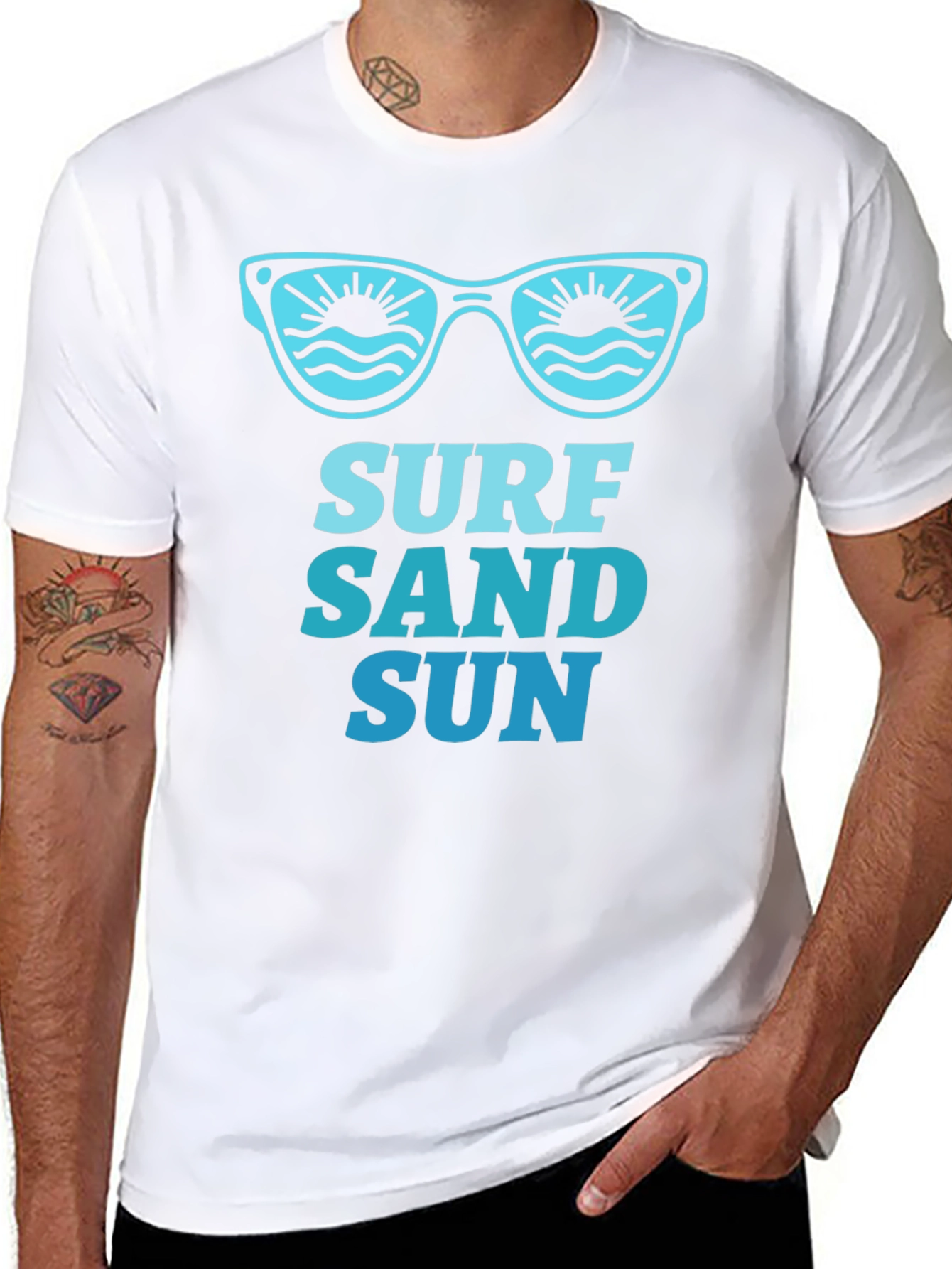 Surf Sand Sun Graphic T-Shirt