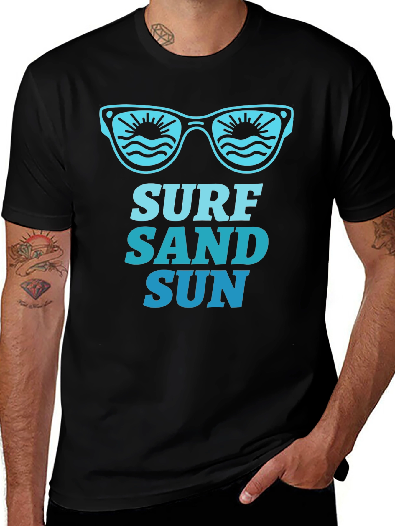 Surf Sand Sun Graphic T-Shirt