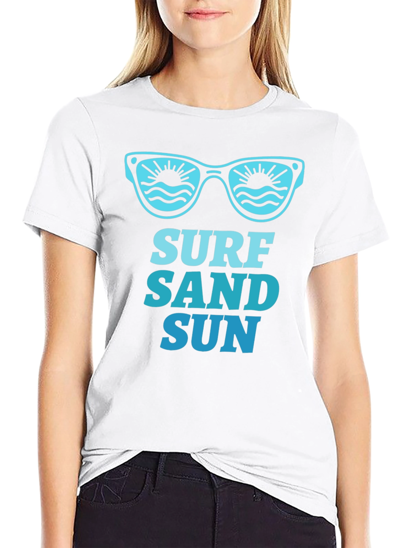 Surf Sand Sun Graphic T-Shirt