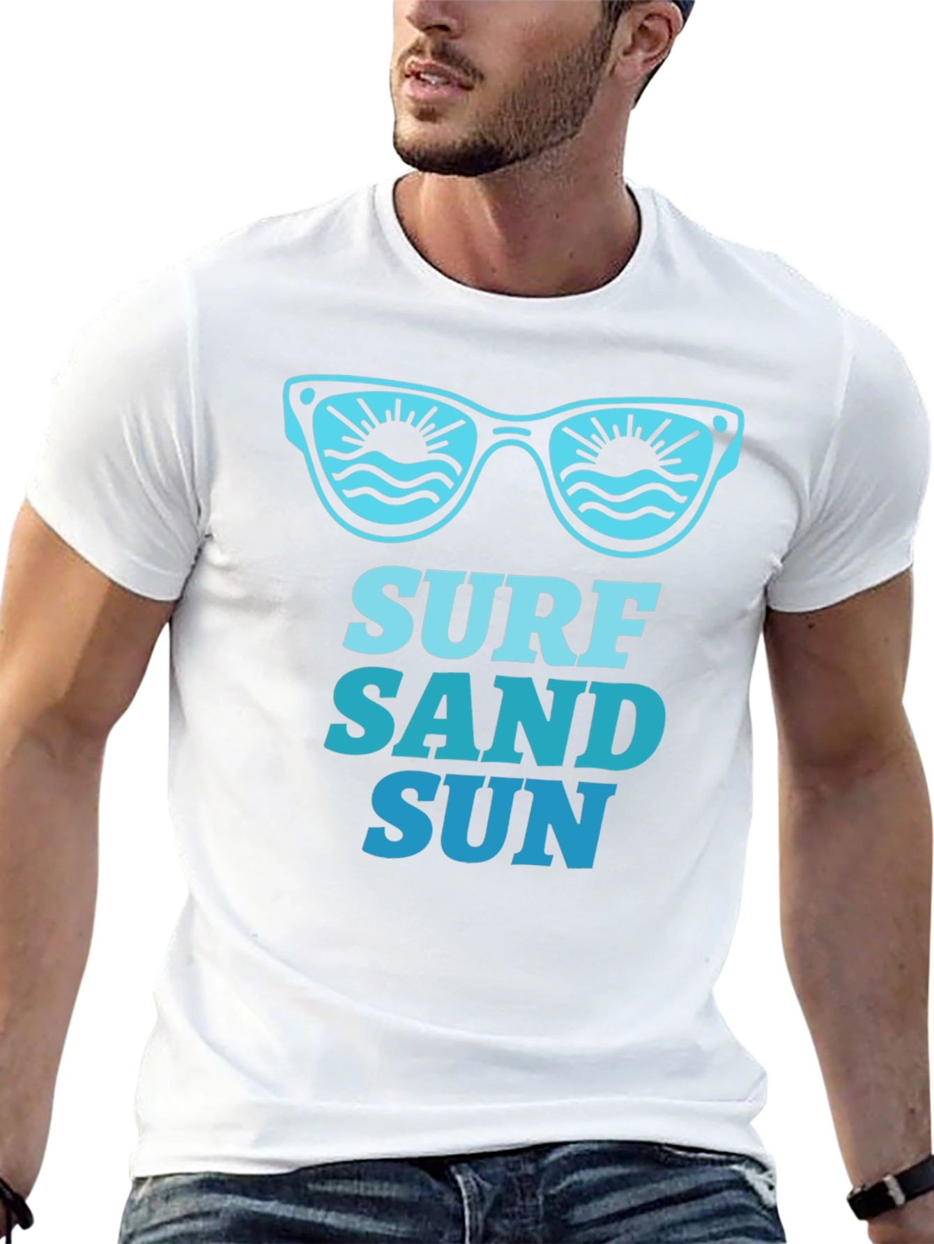Surf Sand Sun Graphic T-Shirt