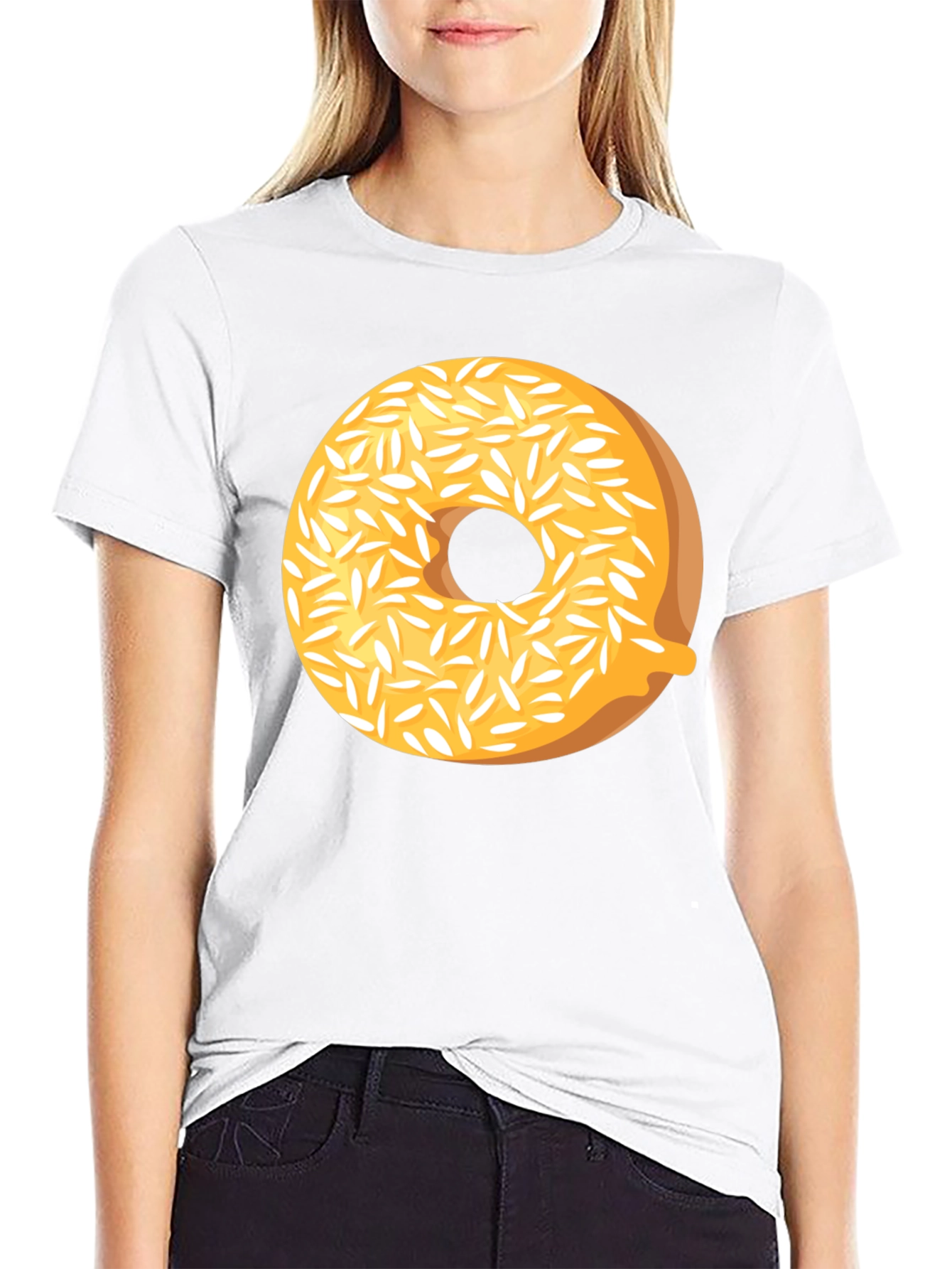Donut Graphic T-Shirt - Glazed & Sprinkled Comfort