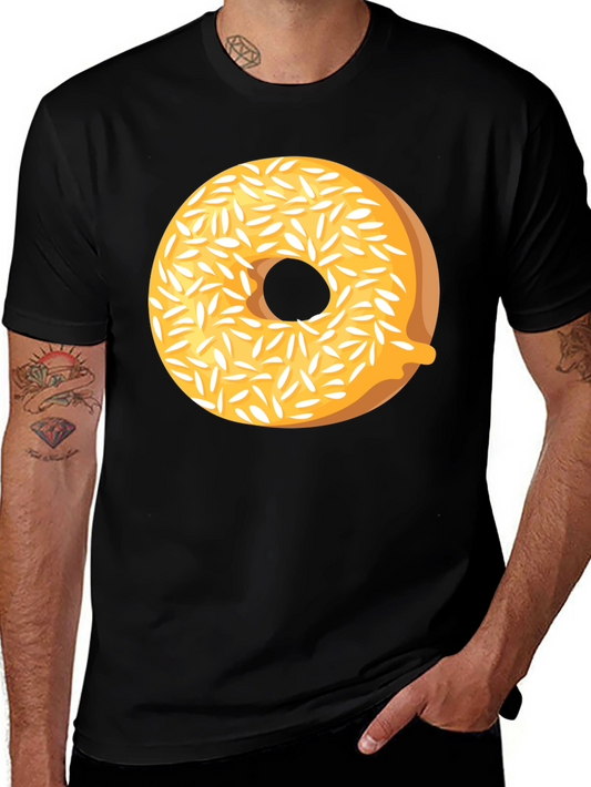 Donut Graphic T-Shirt - Glazed & Sprinkled Comfort