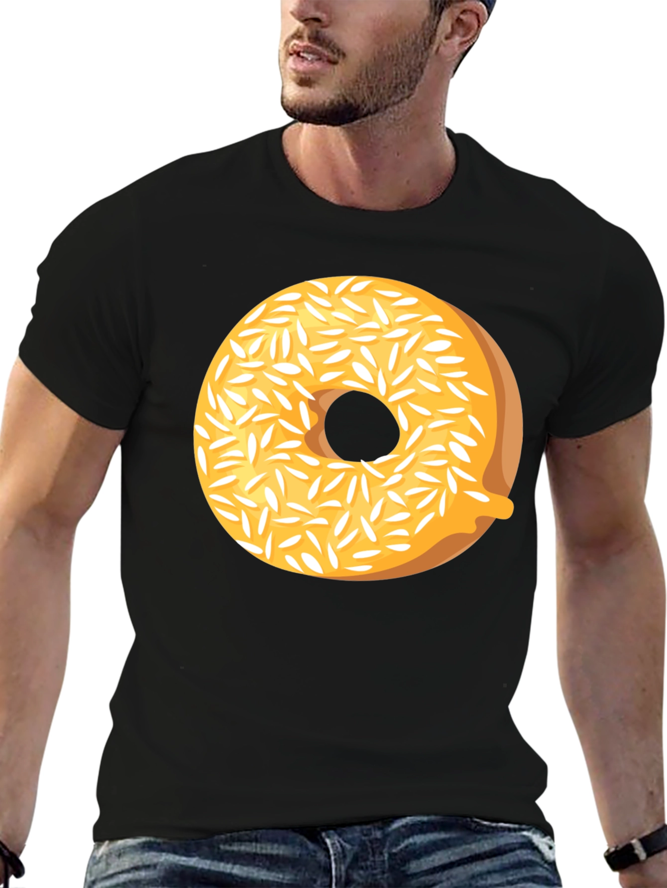 Donut Graphic T-Shirt - Glazed & Sprinkled Comfort