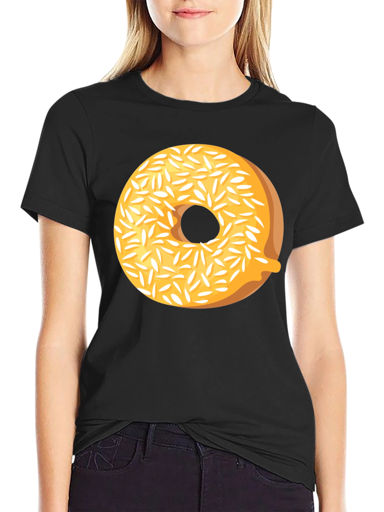 Donut Graphic T-Shirt - Glazed & Sprinkled Comfort