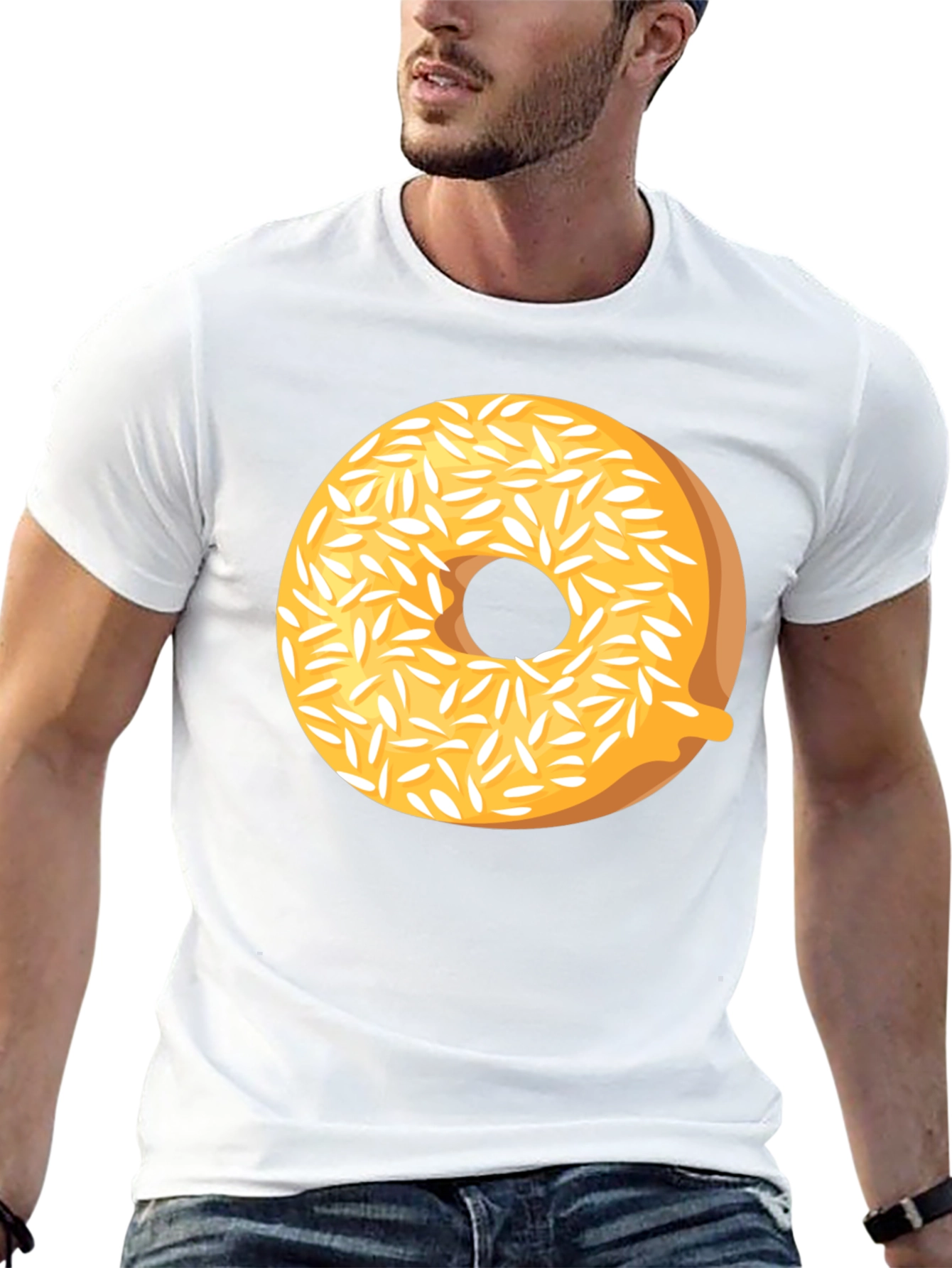 Donut Graphic T-Shirt - Glazed & Sprinkled Comfort