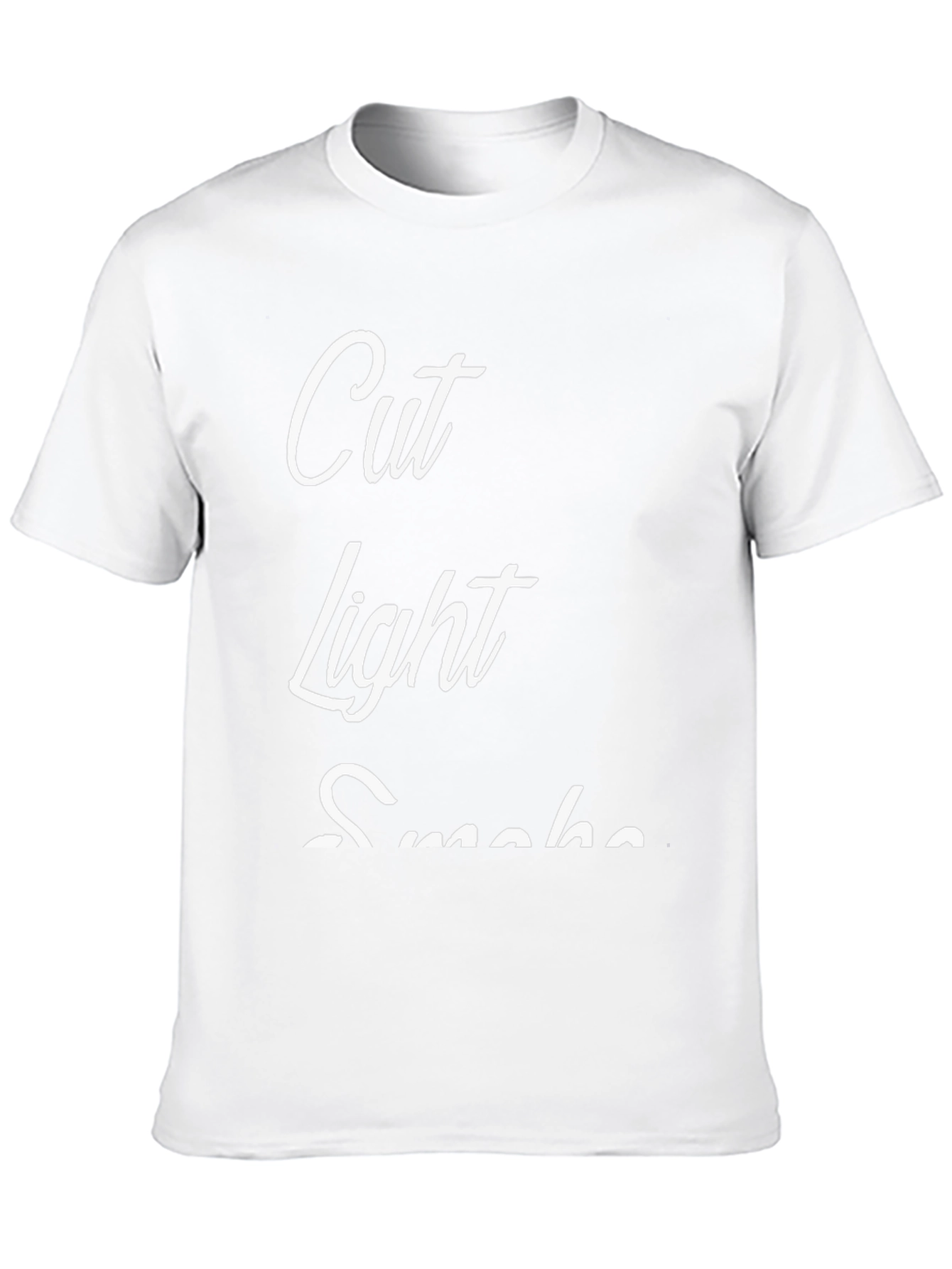 Cut Light Smoke Graphic Tee
