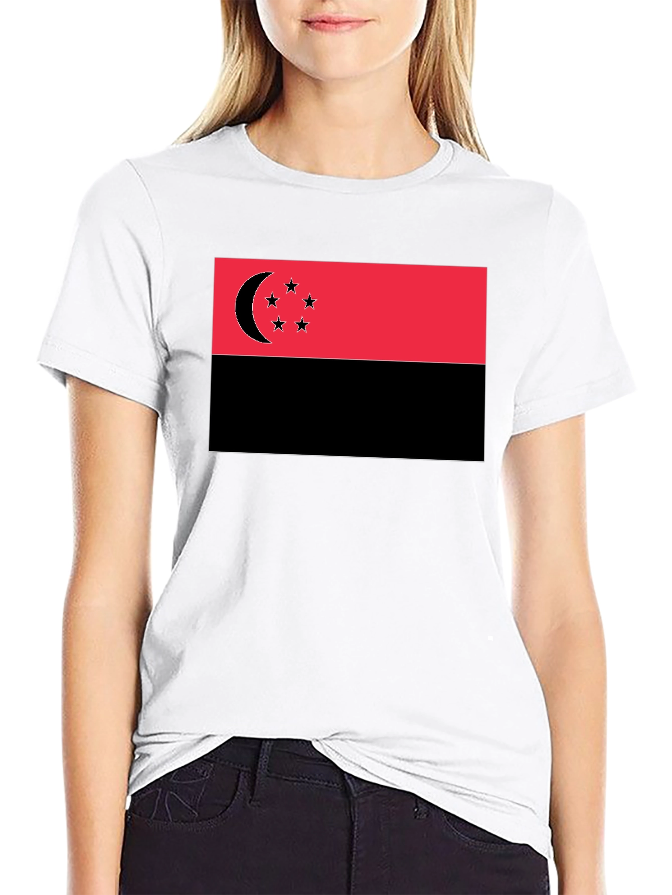 Crescent Moon Stars Graphic Tee