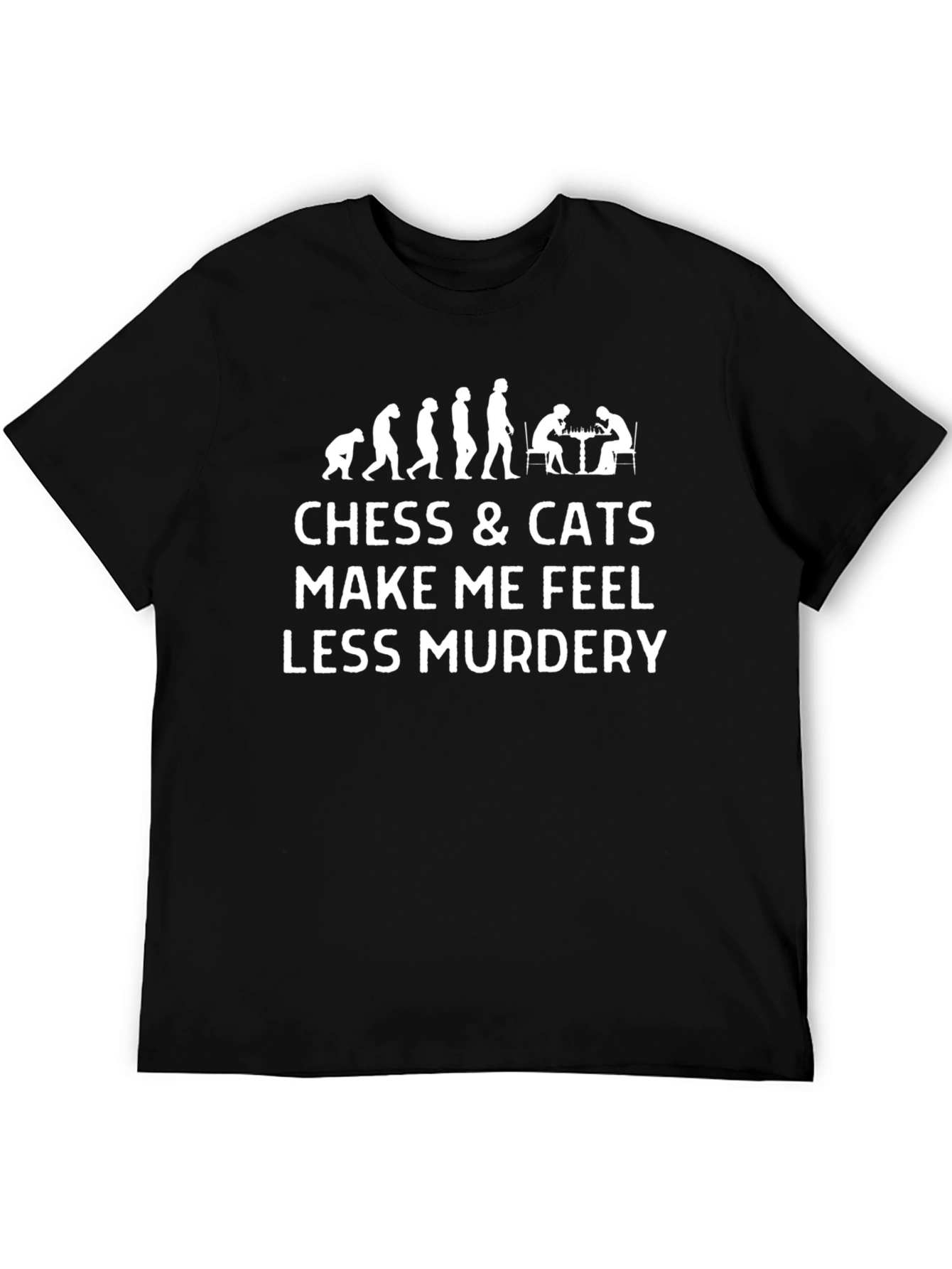 Chess & Cats T-Shirt - Funny Sarcastic Tee