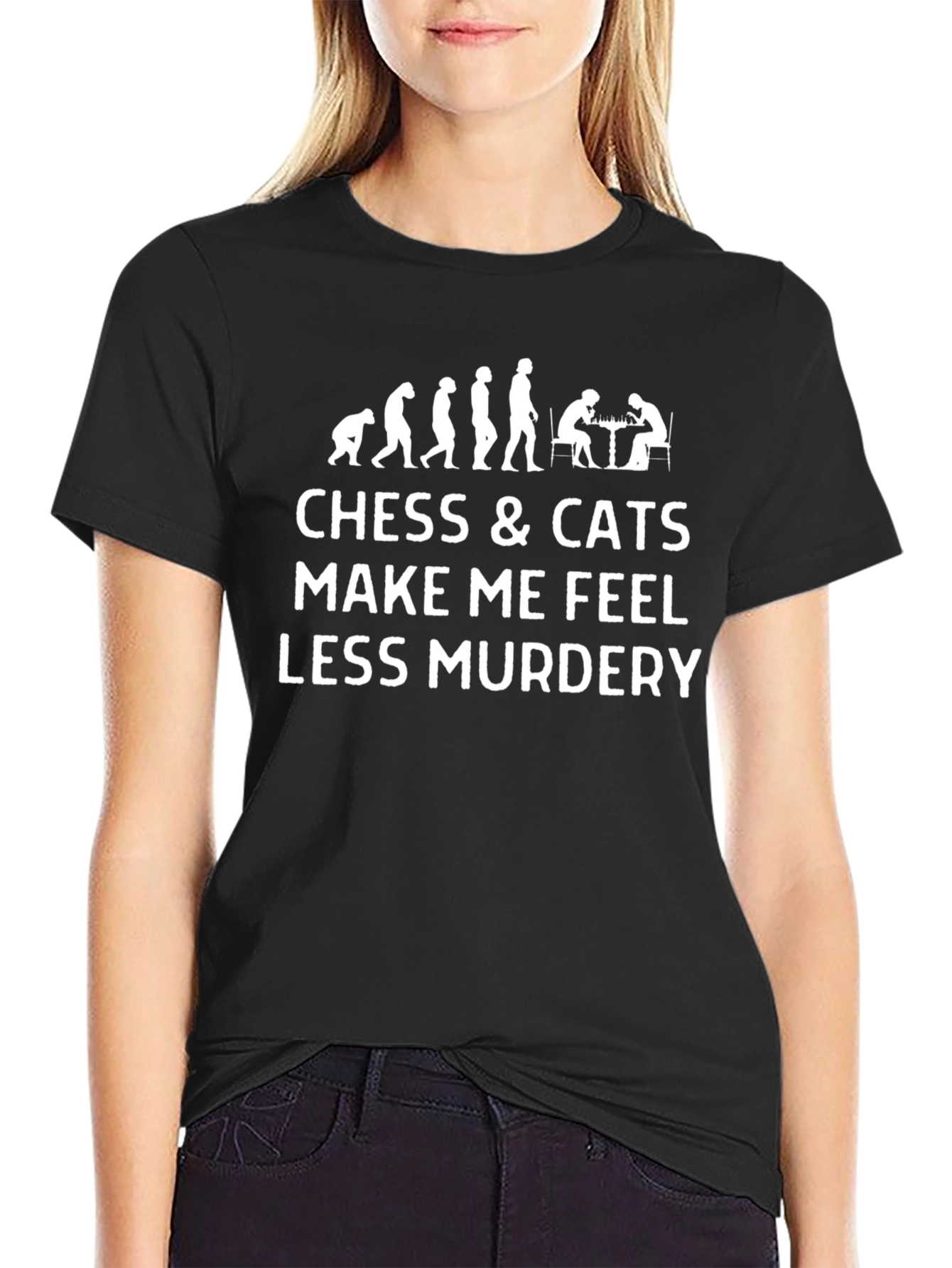 Chess & Cats T-Shirt - Funny Sarcastic Tee