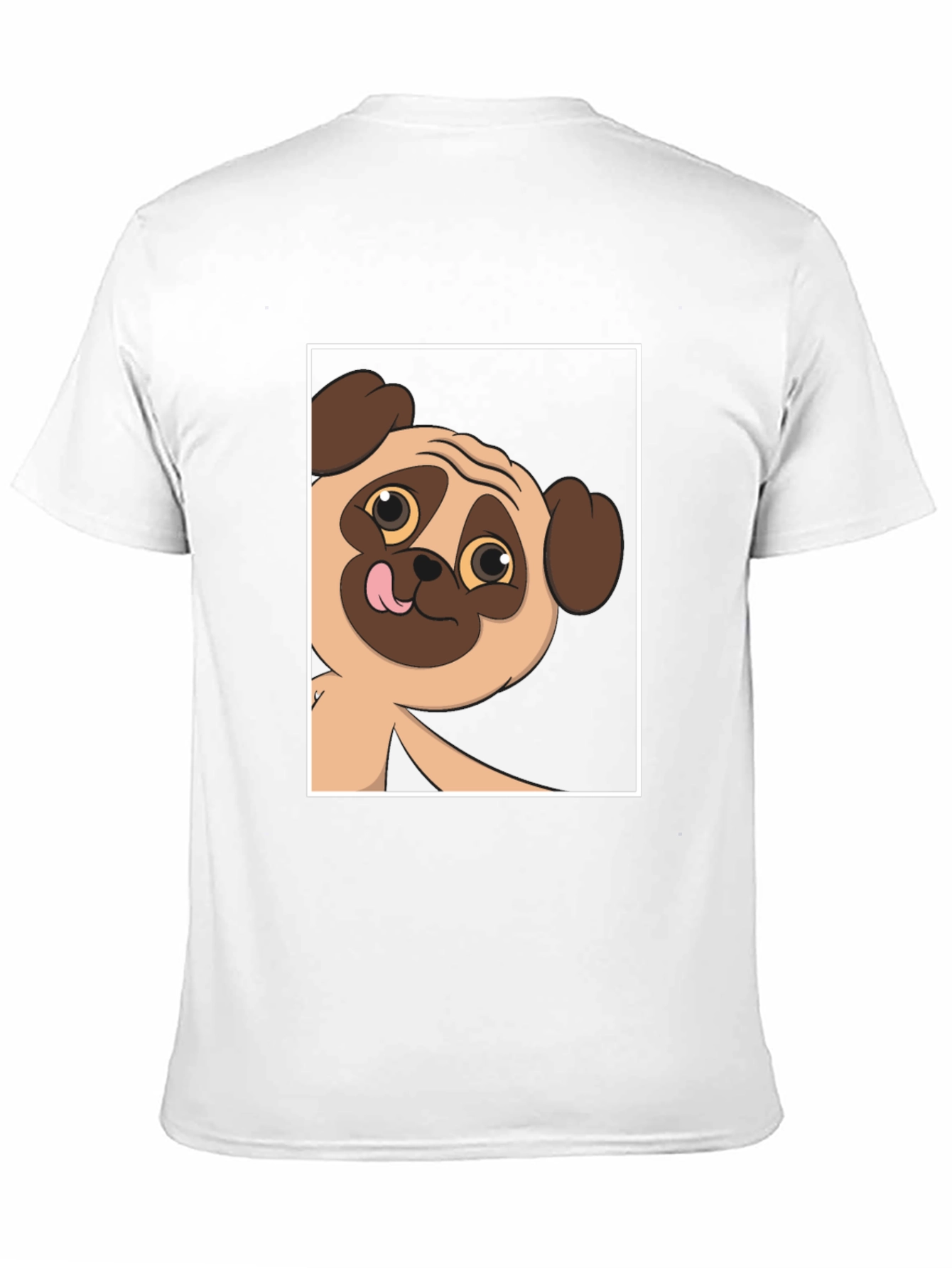 Pug Peek-a-Boo Graphic Tee
