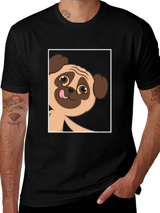 Pug Peek-a-Boo Graphic Tee