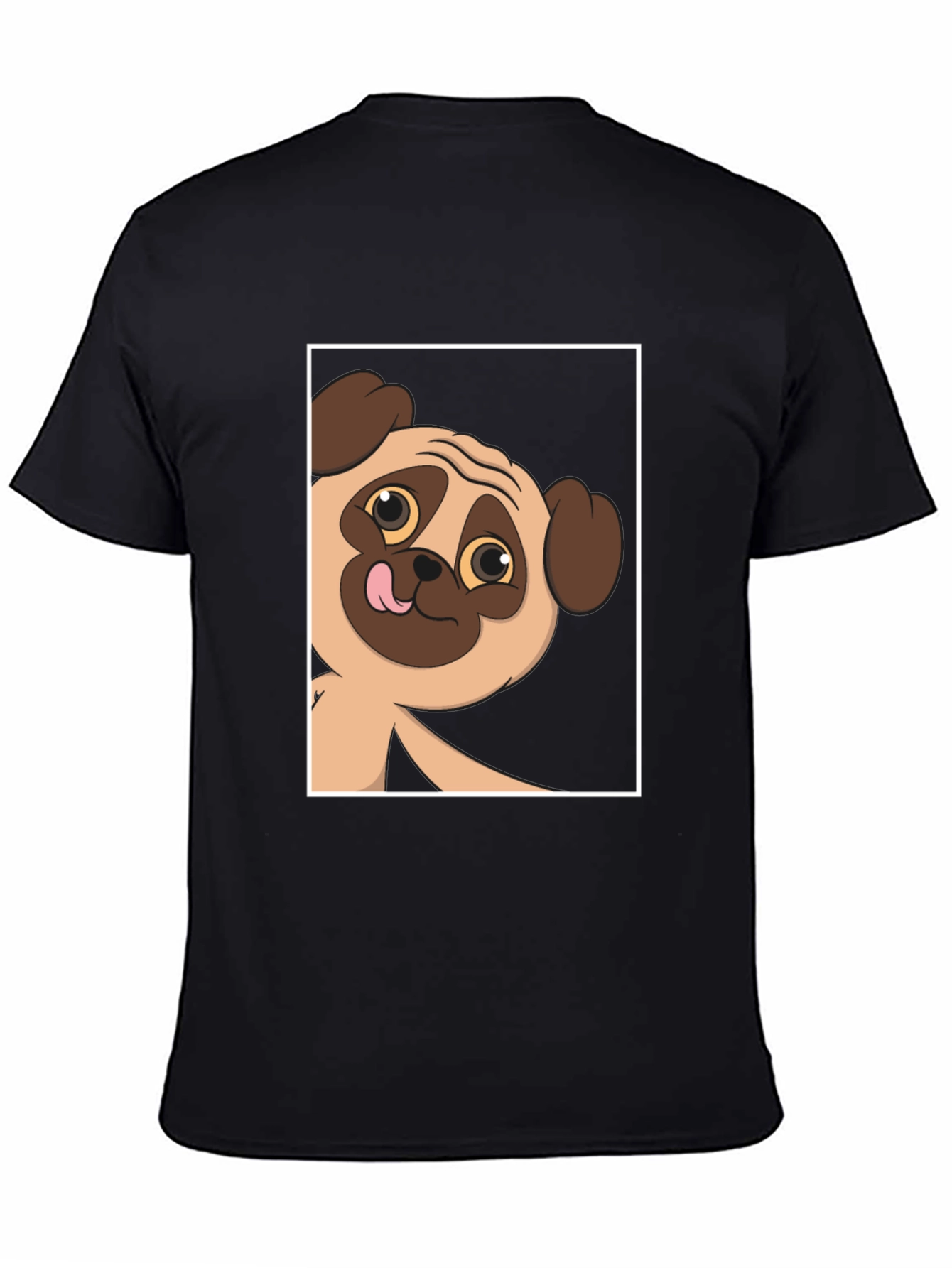 Pug Peek-a-Boo Graphic Tee