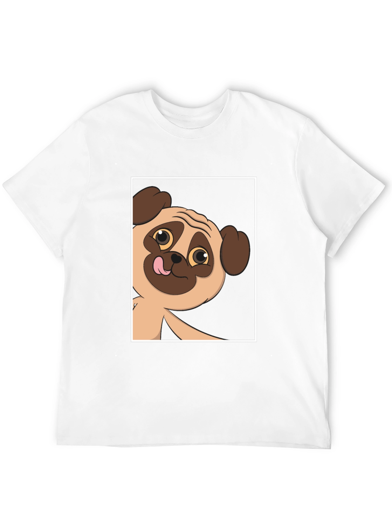 Pug Peek-a-Boo Graphic Tee