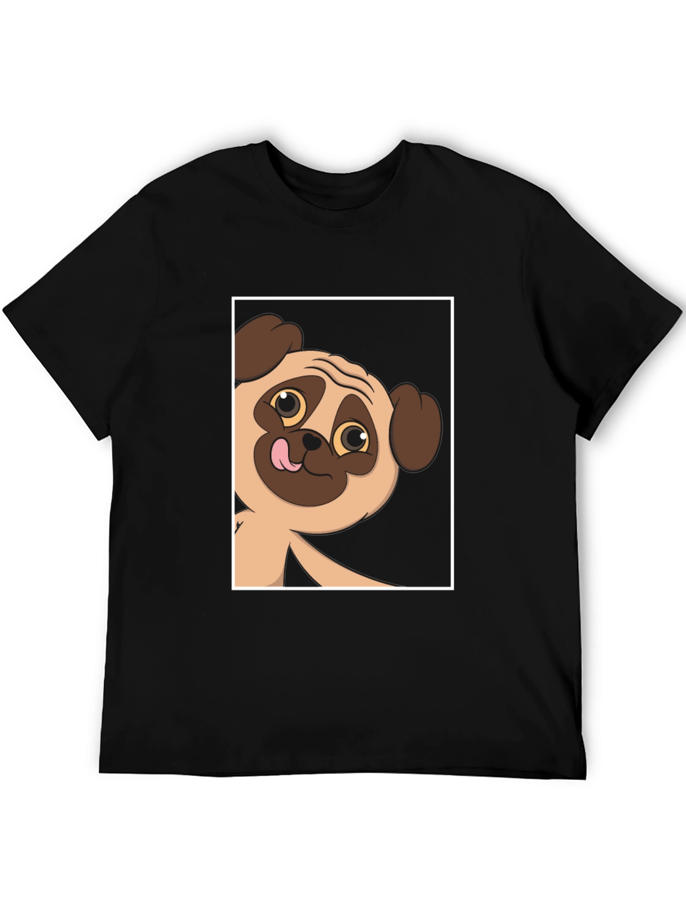 Pug Peek-a-Boo Graphic Tee