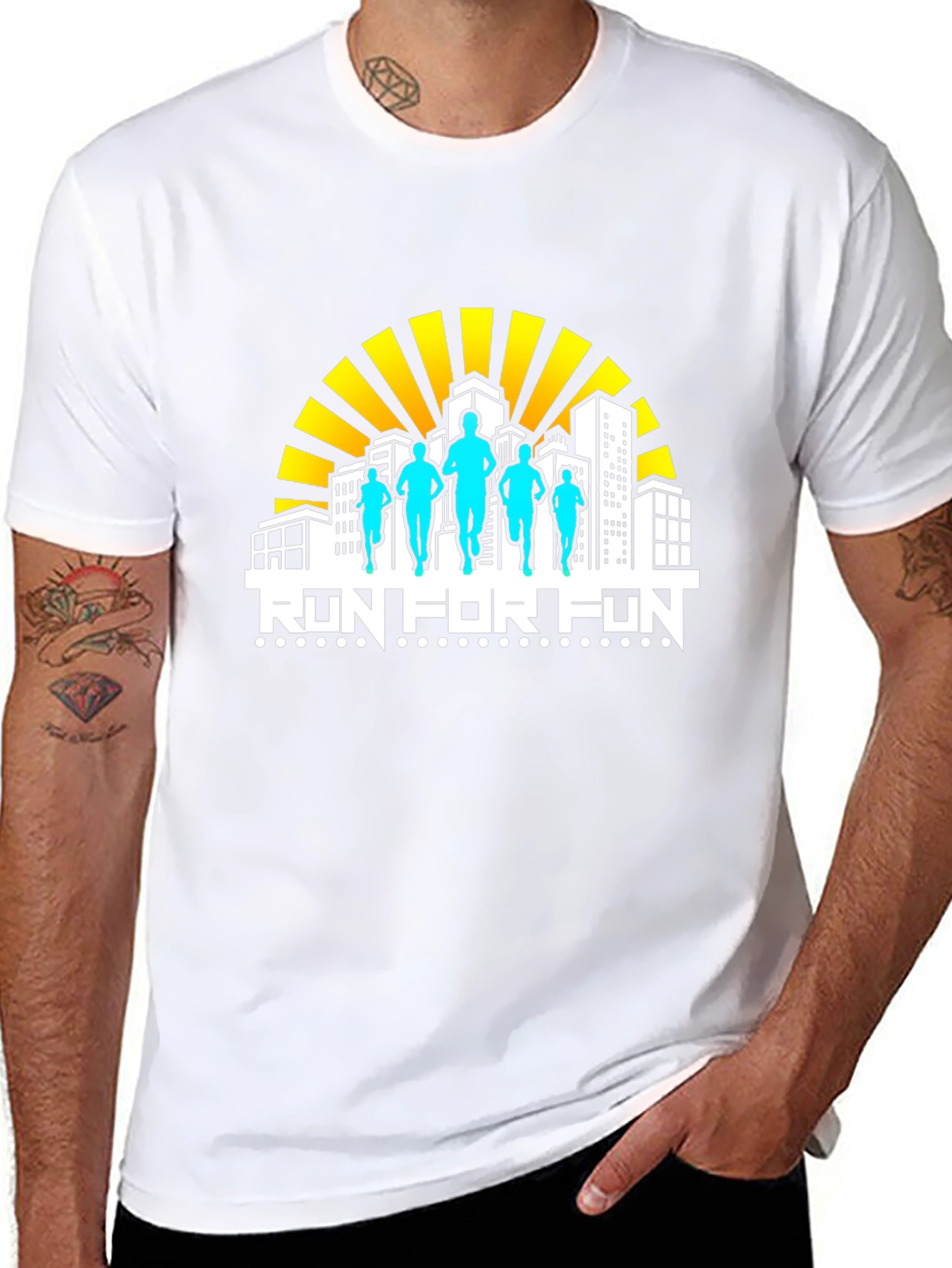 Run for Fun Graphic Tee