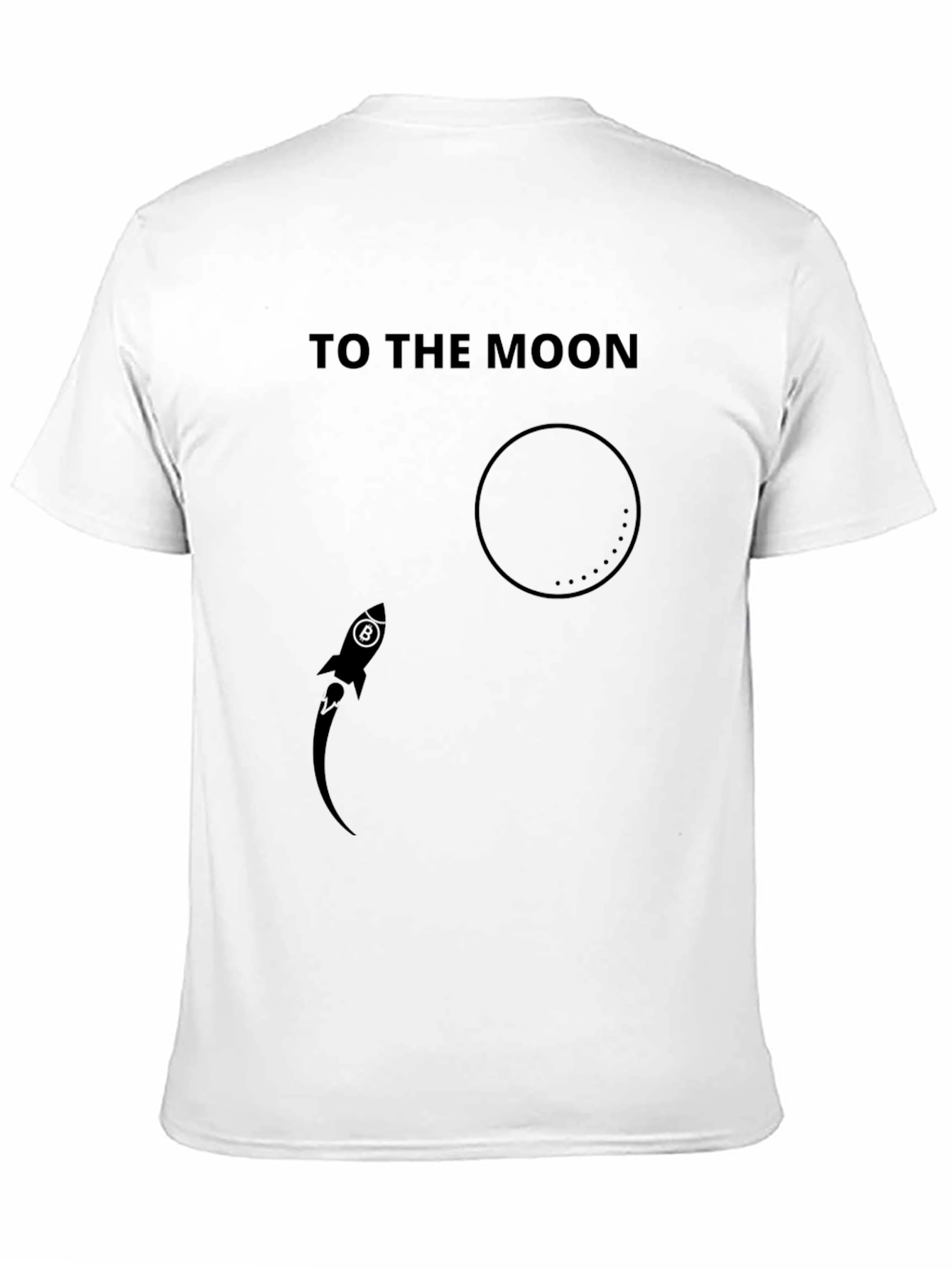 To The Moon Graphic Tee - Crypto Rocket Shirt