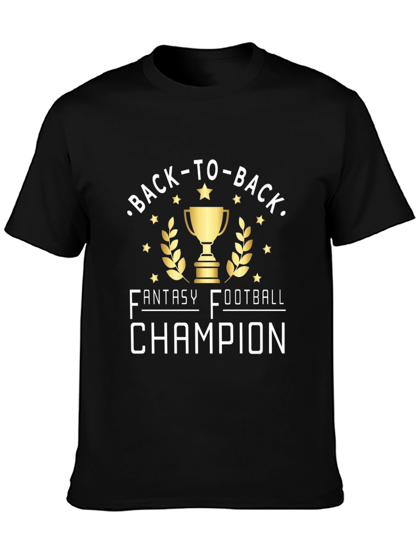 Back-to-Back Fantasy Football Champion T-Shirt