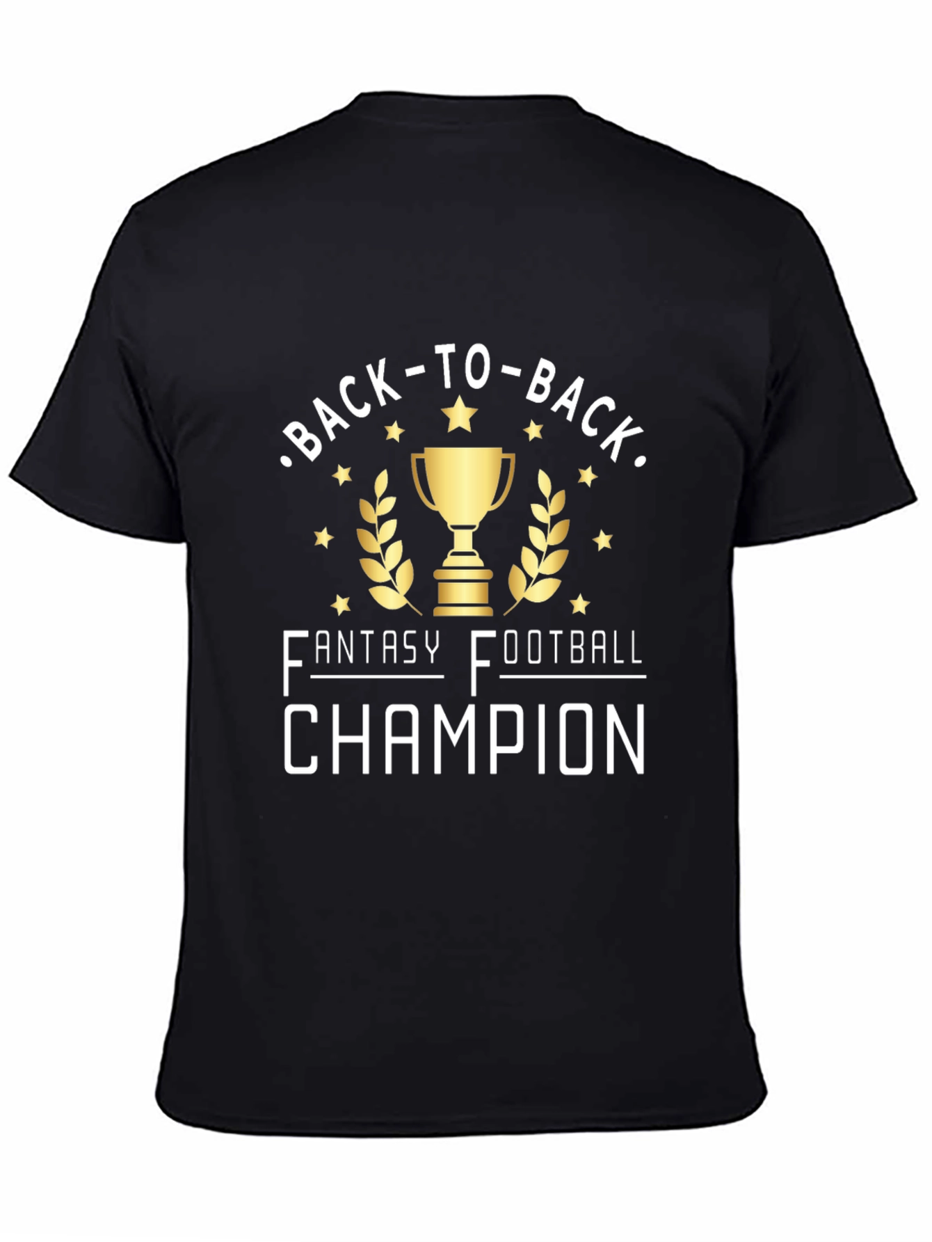 Back-to-Back Fantasy Football Champion T-Shirt