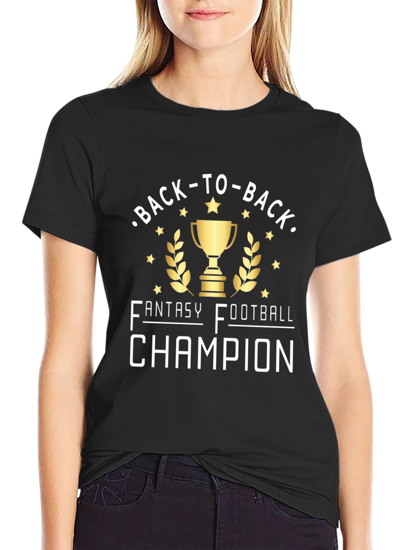 Back-to-Back Fantasy Football Champion T-Shirt
