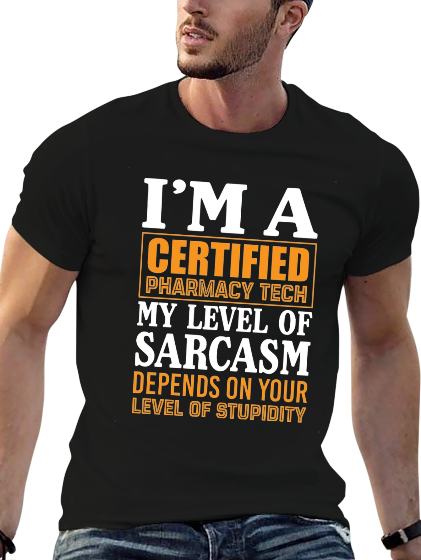 Certified Pharmacy Tech Sarcasm T-Shirt