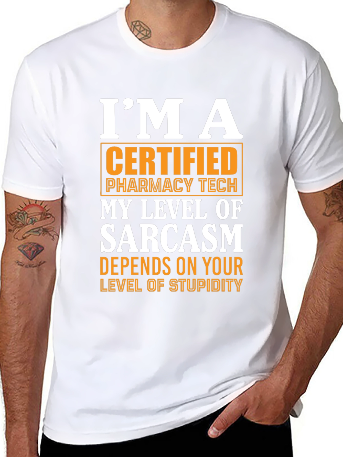 Certified Pharmacy Tech Sarcasm T-Shirt