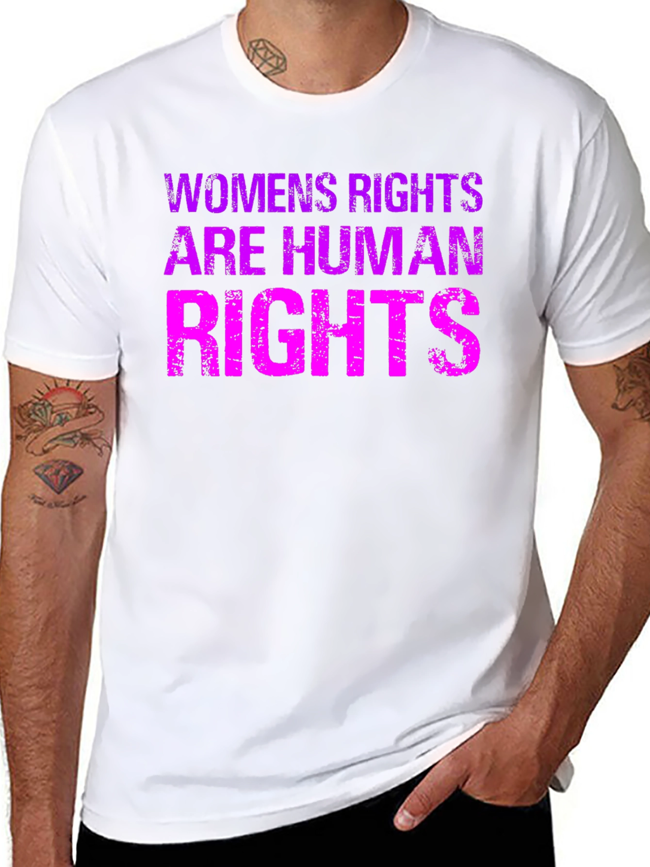 Womens Rights Are Human Rights Graphic Tee